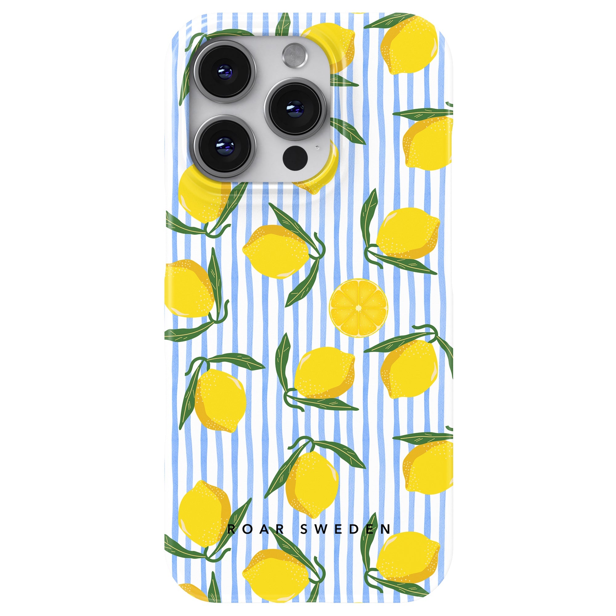 Slim mobilskal – Lemon Stripes