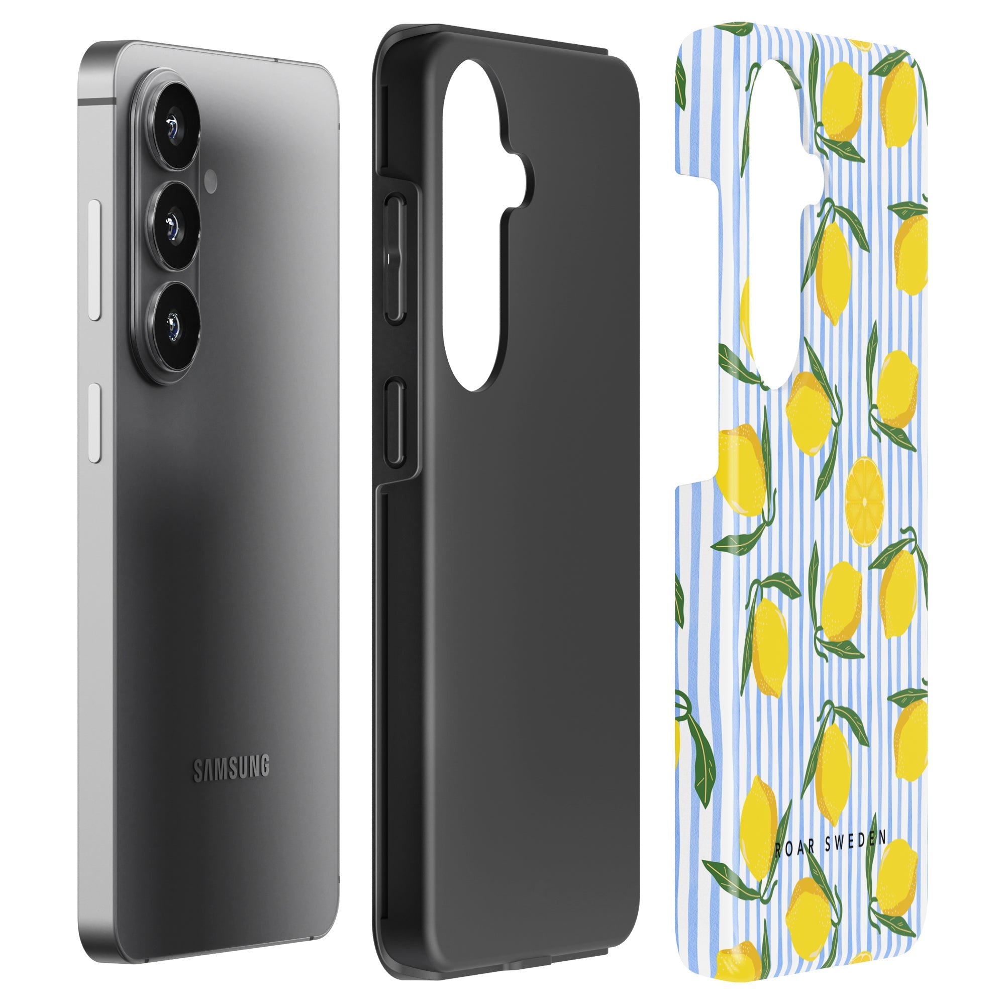 Tough mobilskal – Lemon Stripes