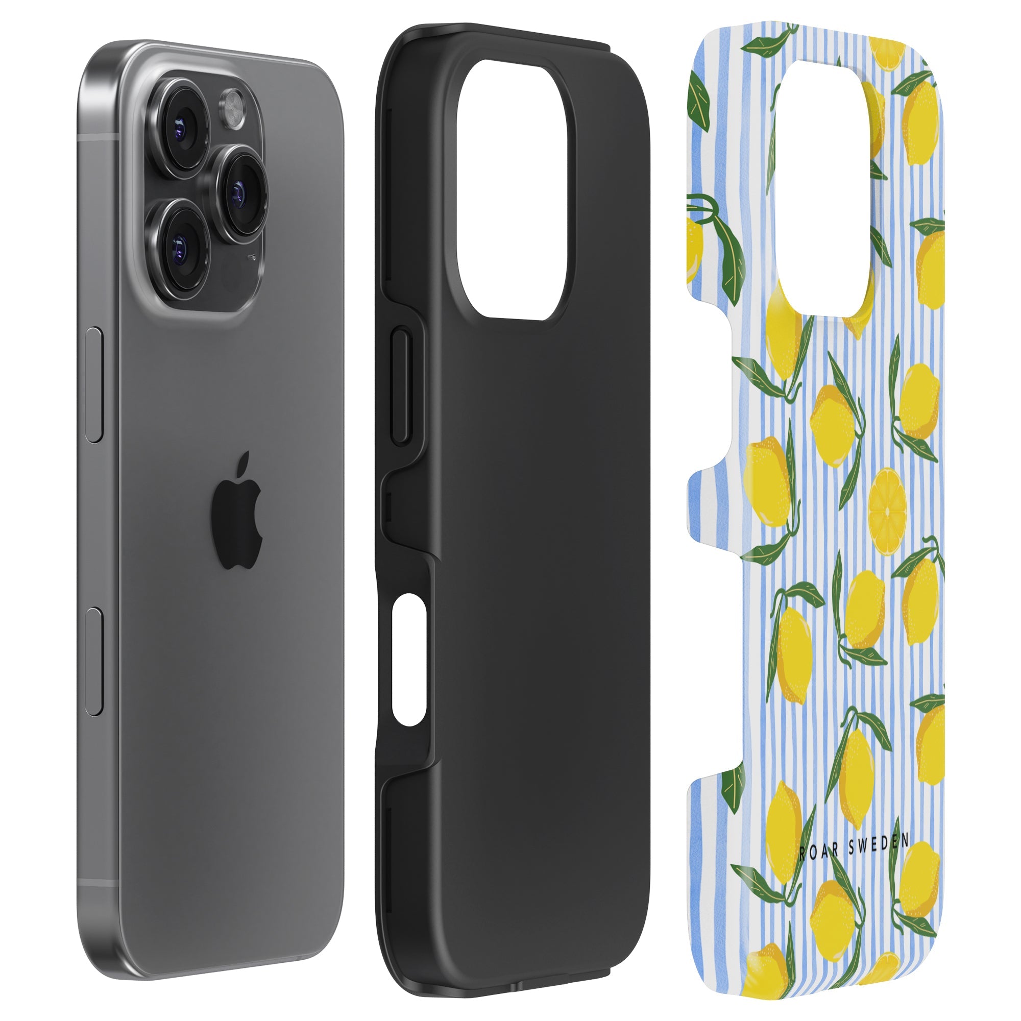 Tough mobilskal - Lemon Stripes