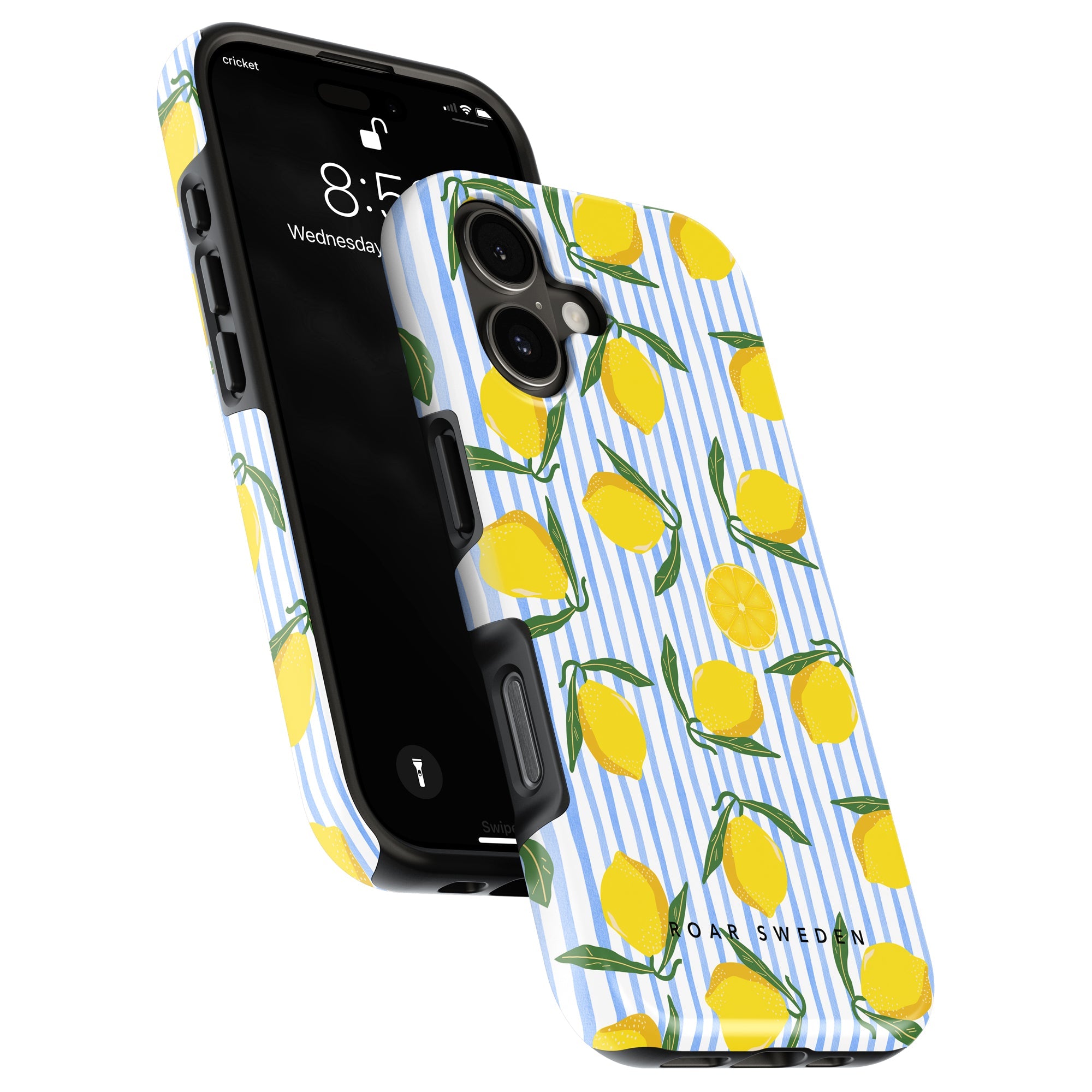 Lemon Stripes - Tough Case - Roar Sweden