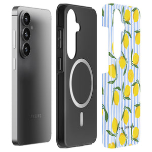 Lemon Stripes - Magnetisk Robust Telefoncover