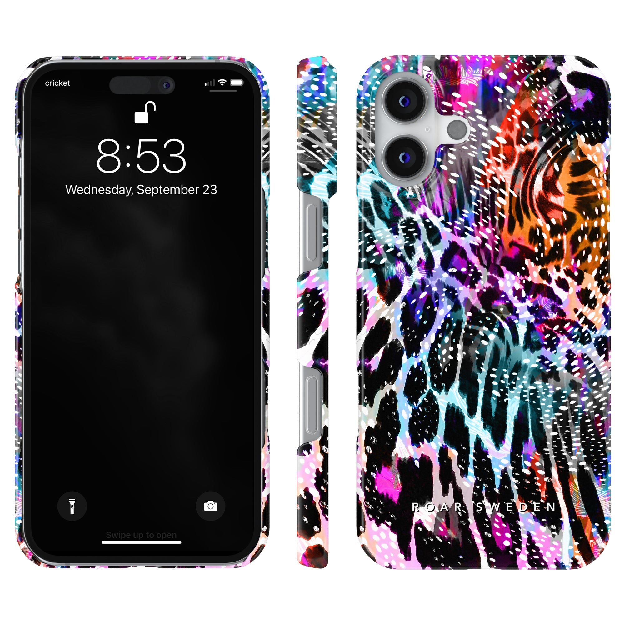 Slim mobilskal – Leopard Burst