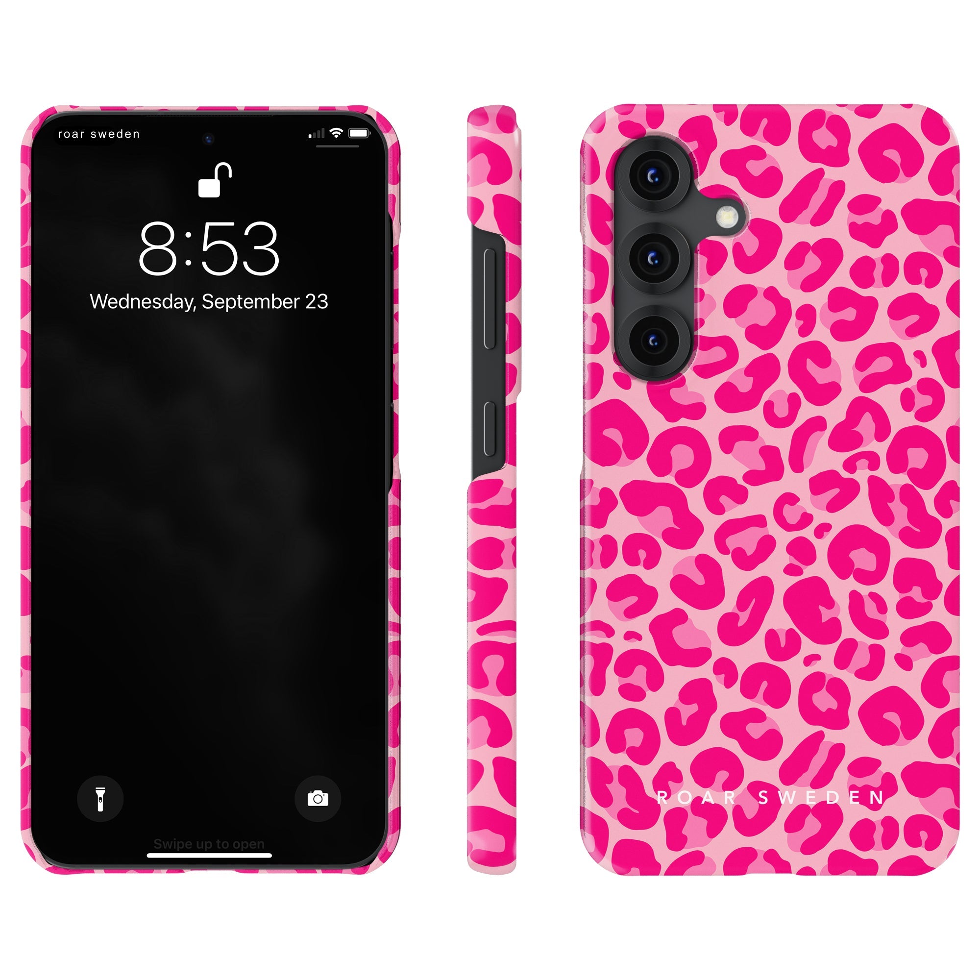 Slim mobilskal – Lipstick Leopard