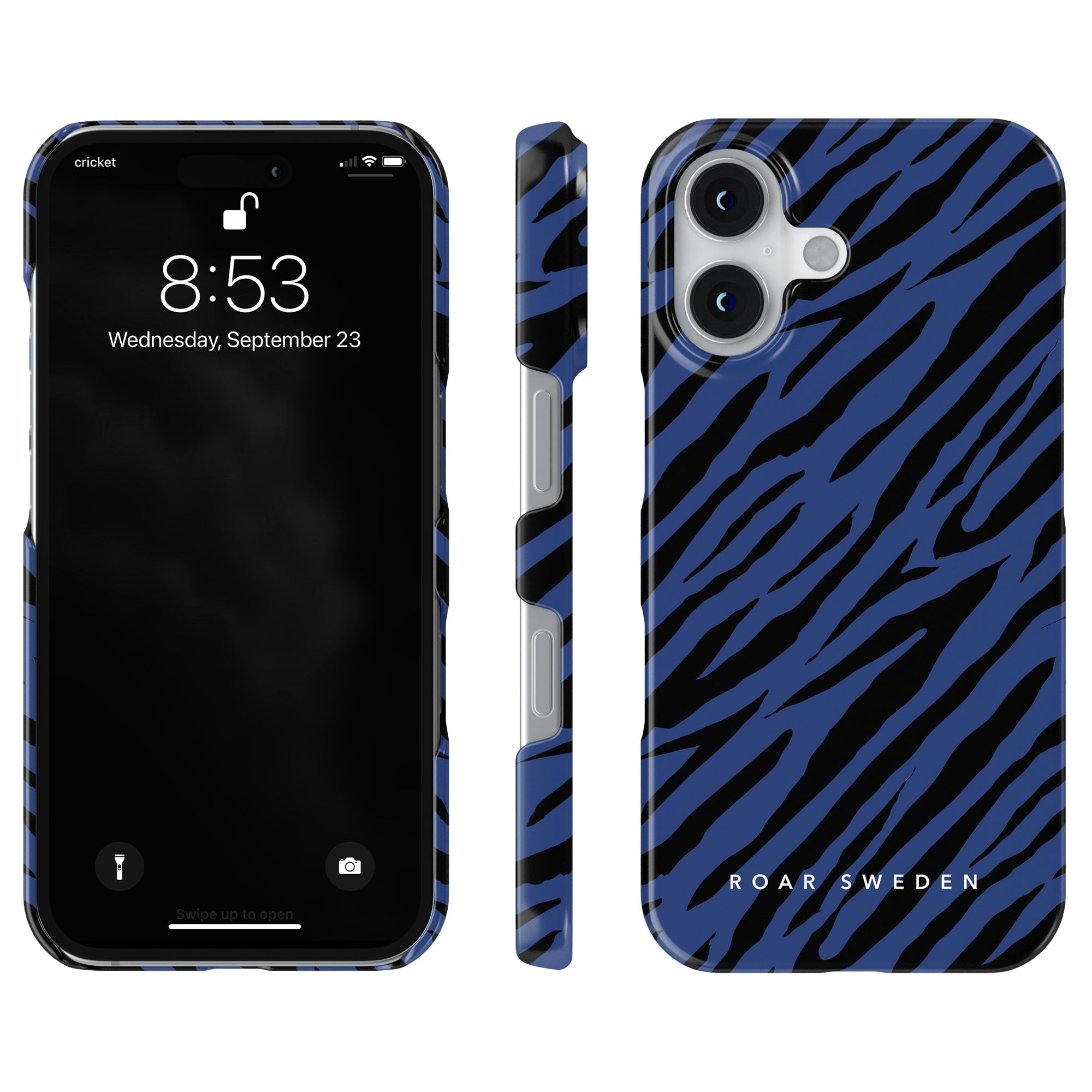 Slim mobilskal – Mazarine Stripes