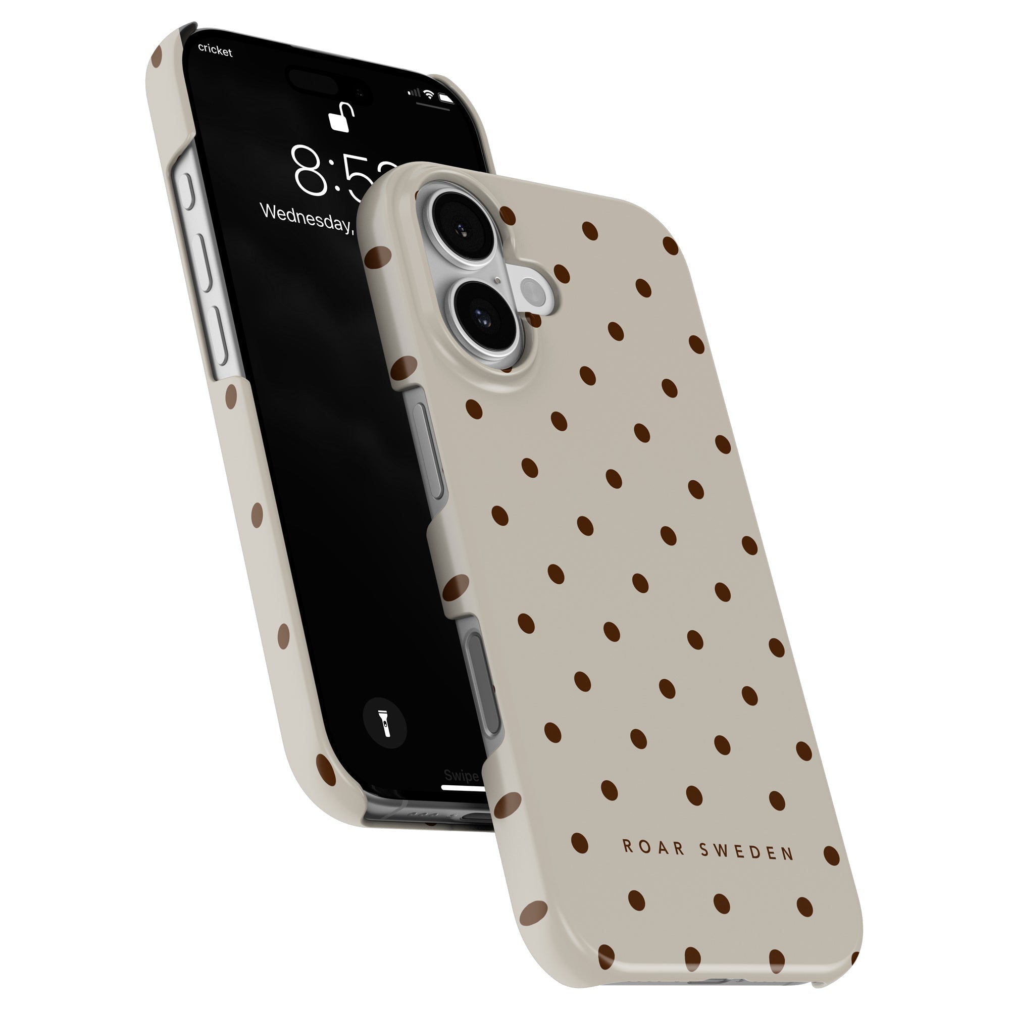 Mocha Dots - Slim case - Roar Sweden