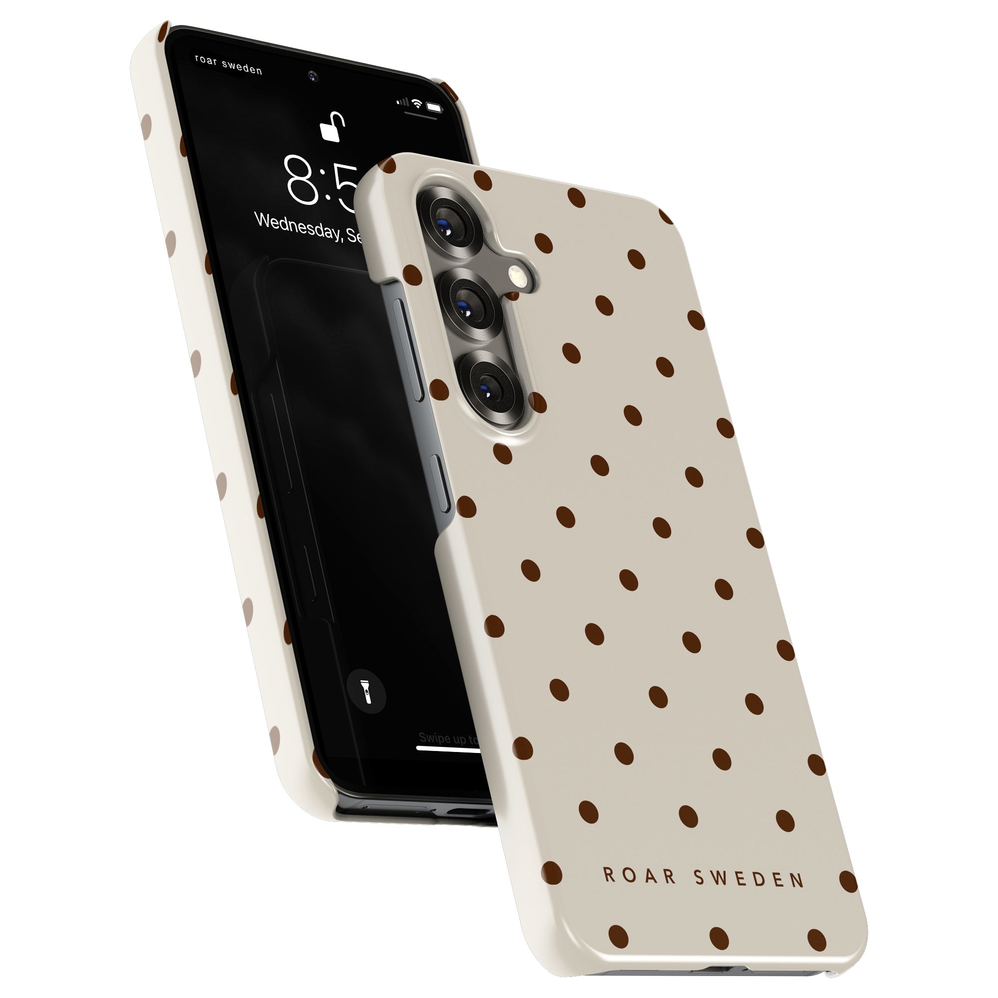 Slim mobilskal – Mocha Dots