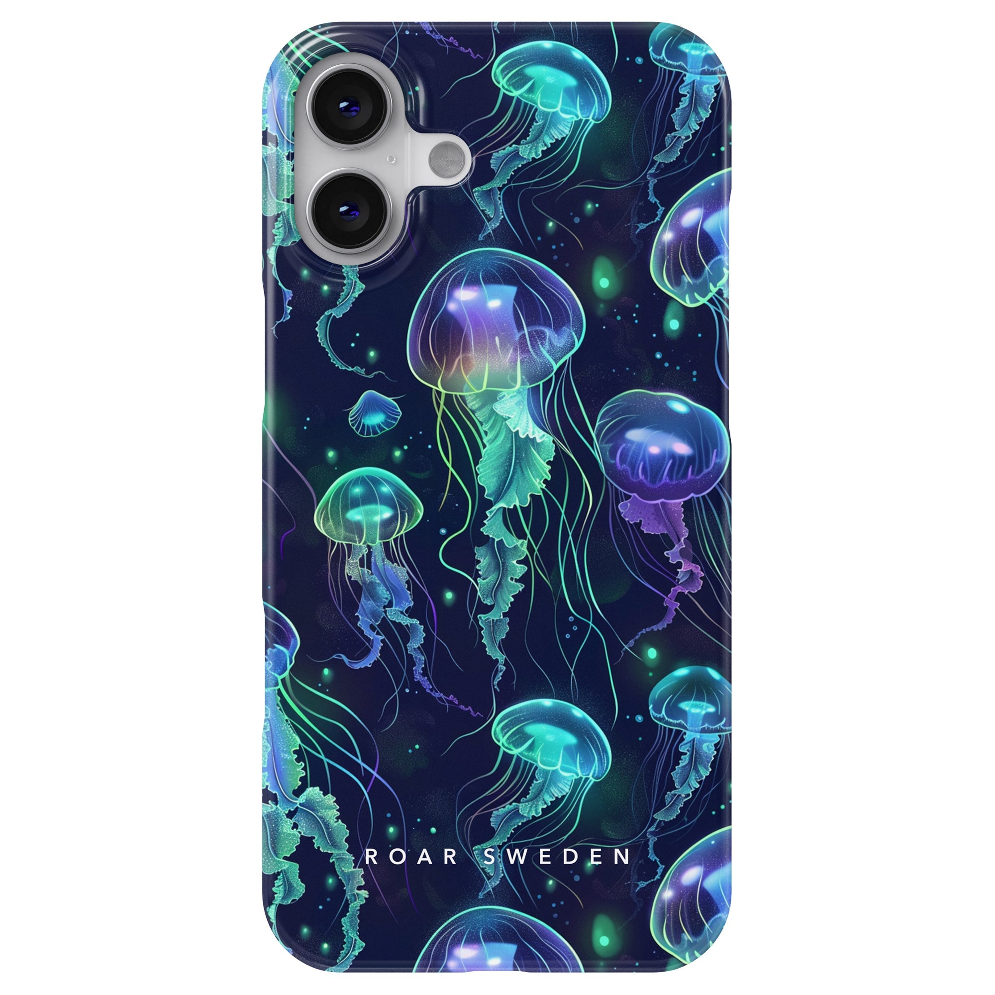 Slim mobilskal – Neon Jellyfish