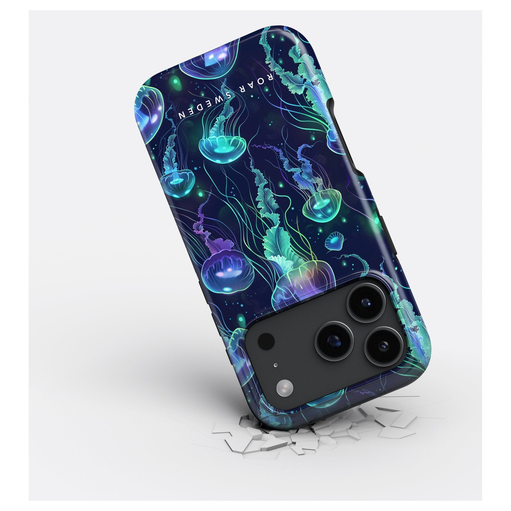 MagSafe mobilskal - Neon Jellyfish