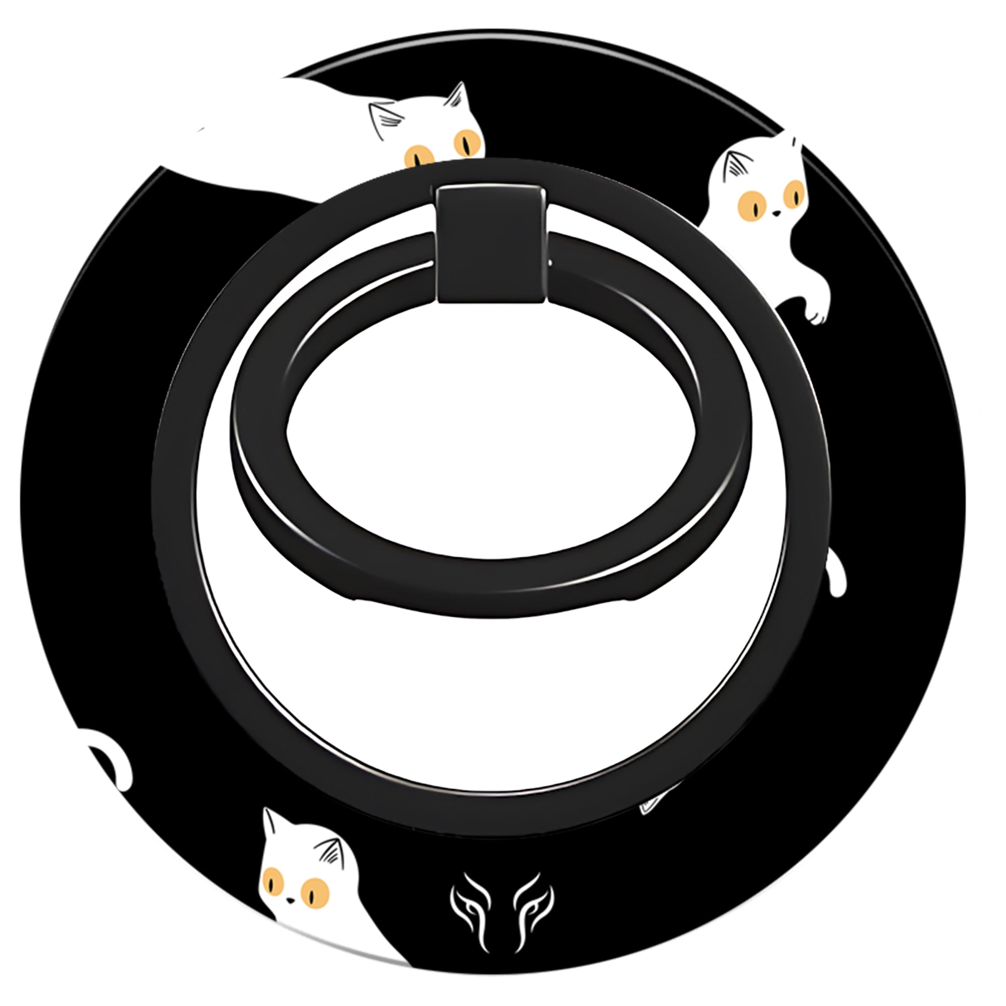 Night Cat - Magnetring – magnetring för mobil