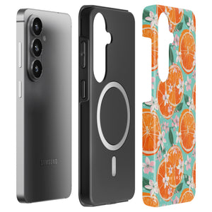 Orange Blossom - Magnetic Tough Phone Case