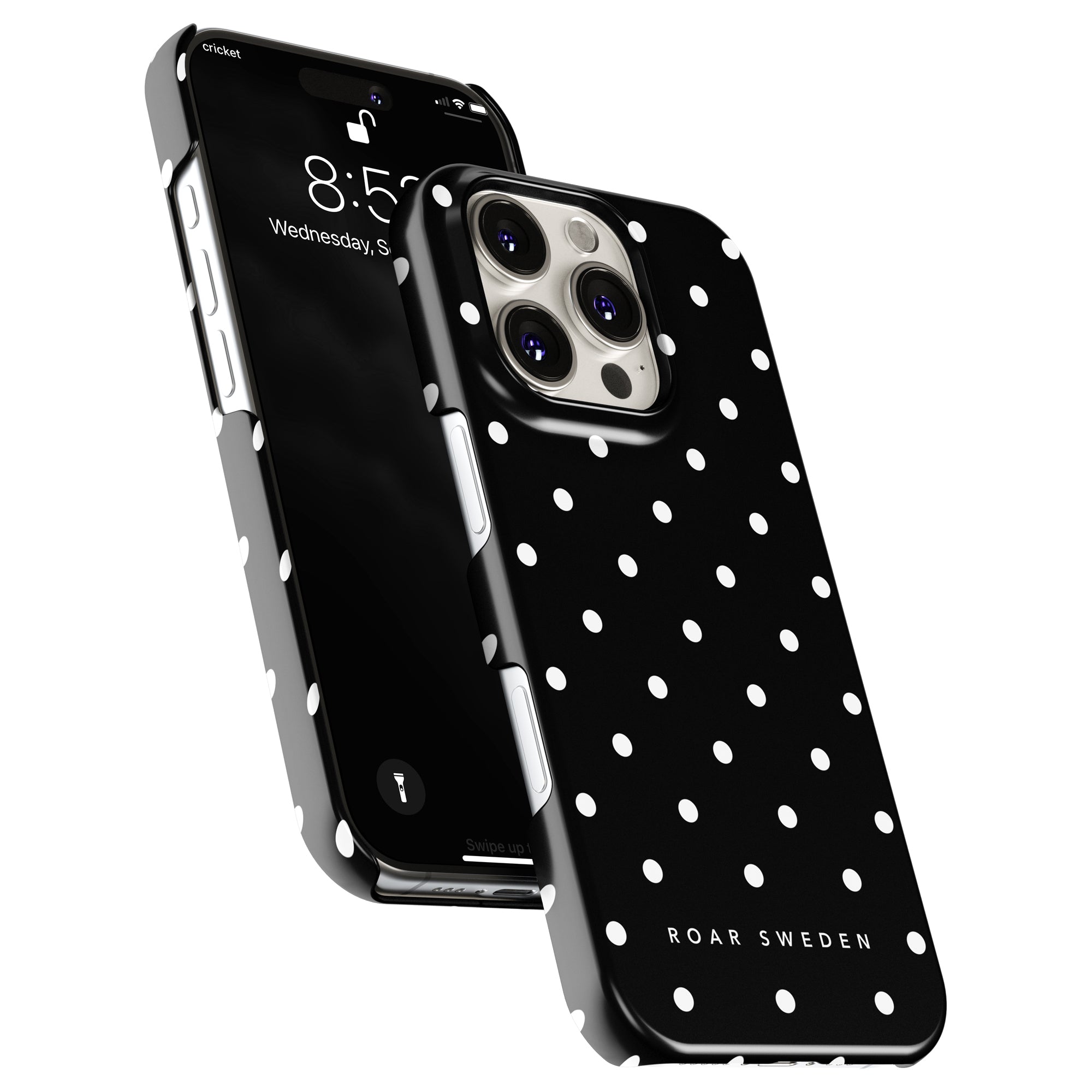 Slim mobilskal – Orca Dots