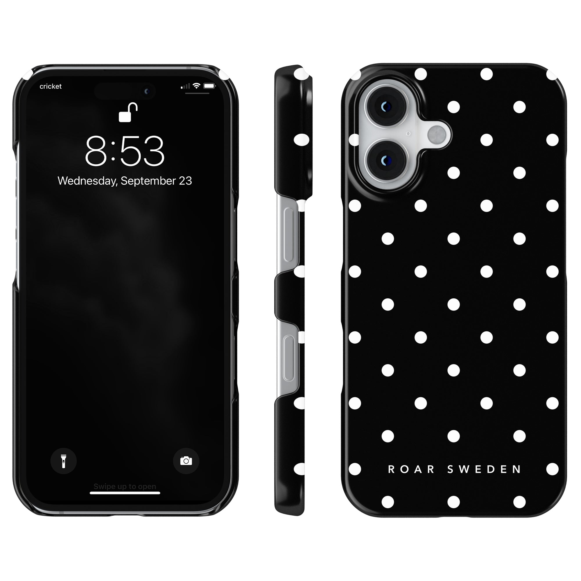 Slim mobilskal – Orca Dots