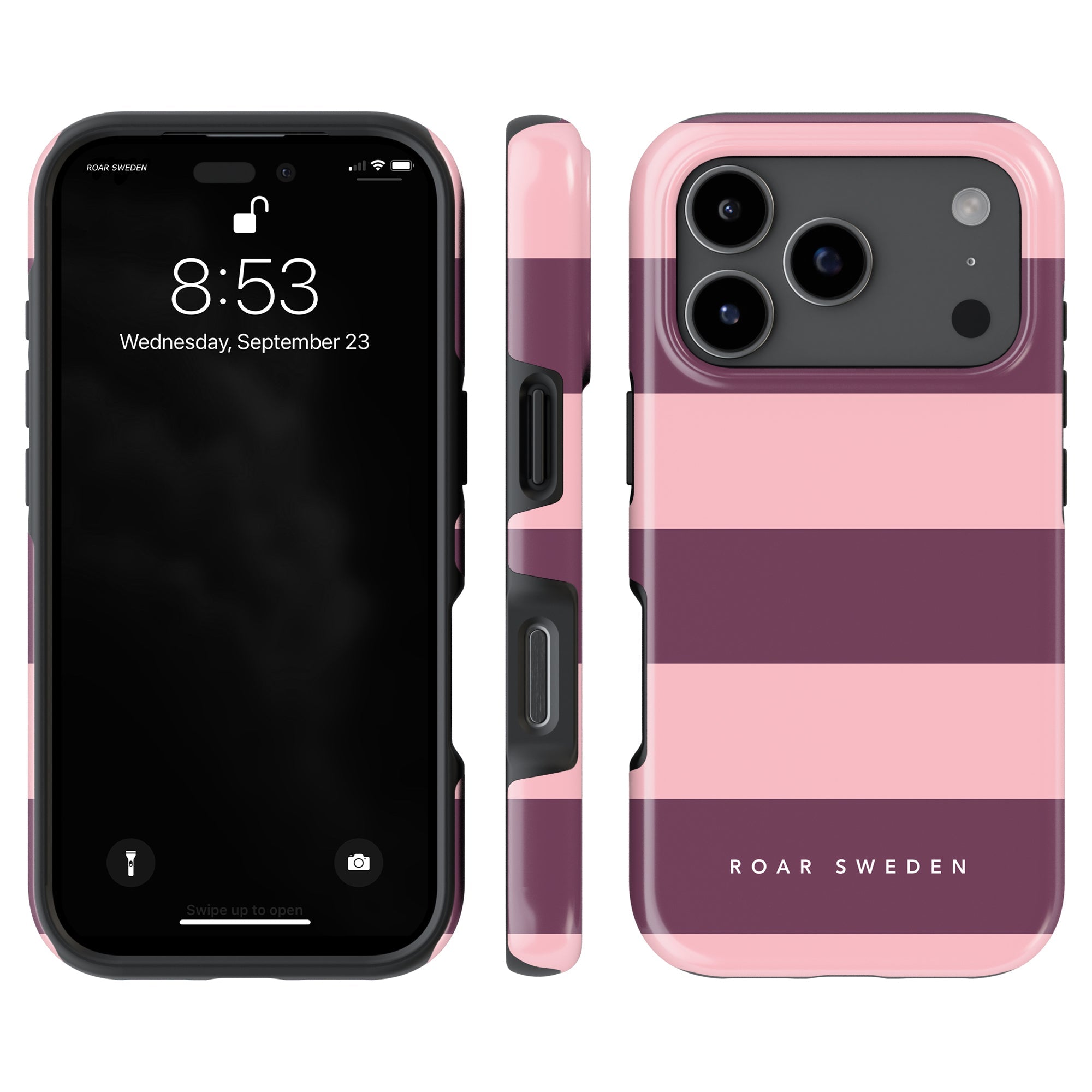 Orchid Stripes - Magsafe Tough Case - Roar Sweden