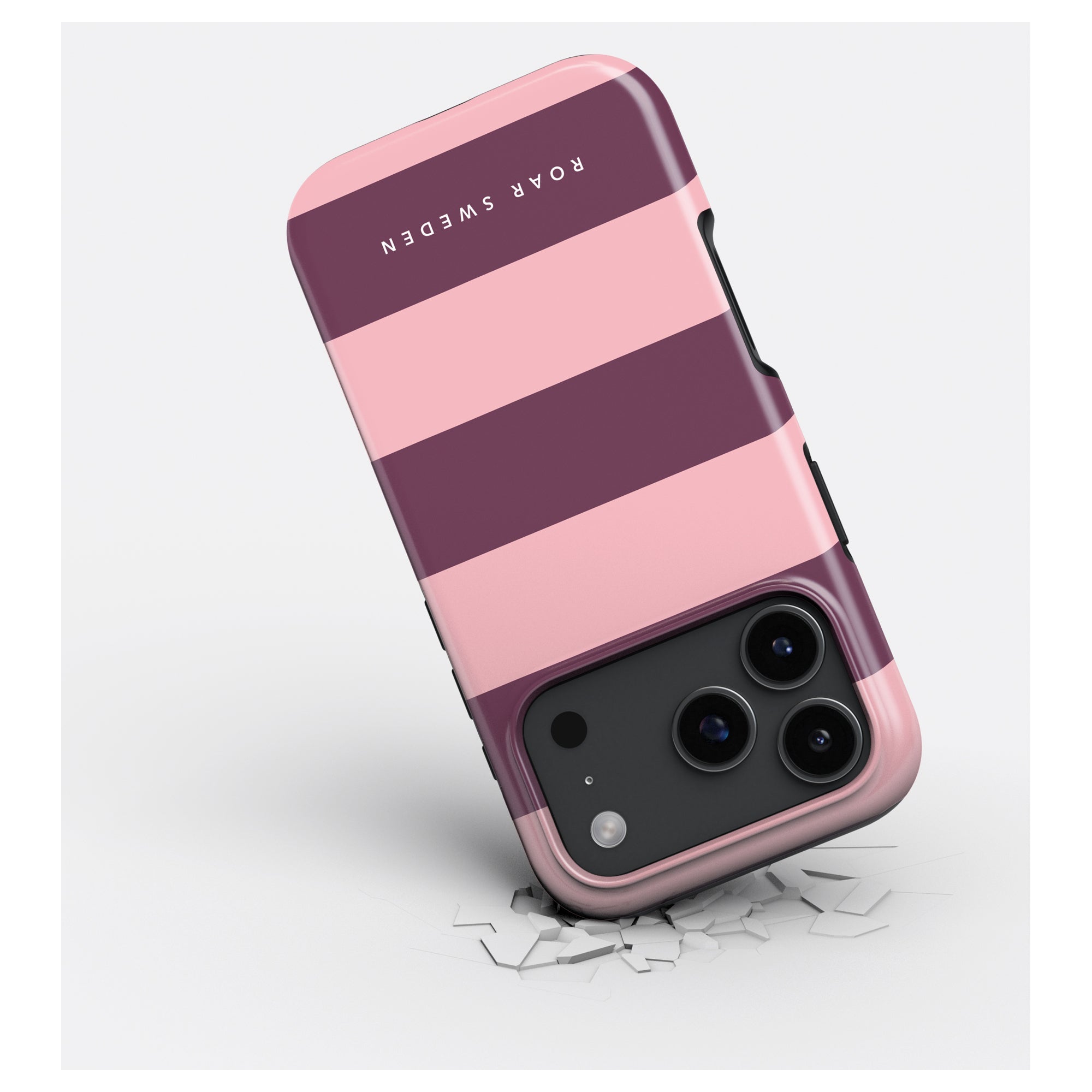 Orchid Stripes - Magsafe Tough Case - Roar Sweden