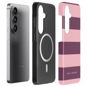 Orchid Stripes - Magnetisk Robust Telefoncover
