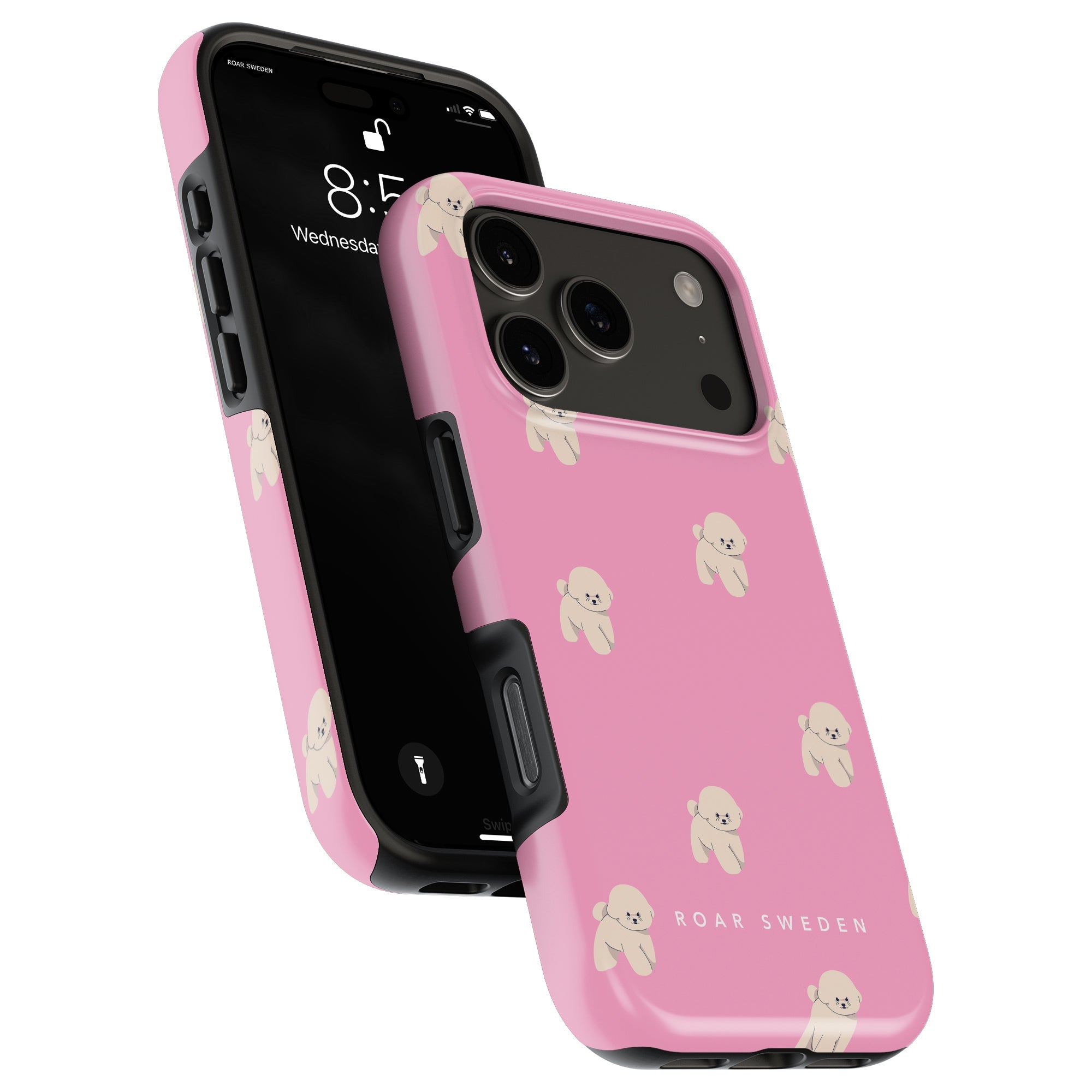 MagSafe mobilskal – Pink Bichon