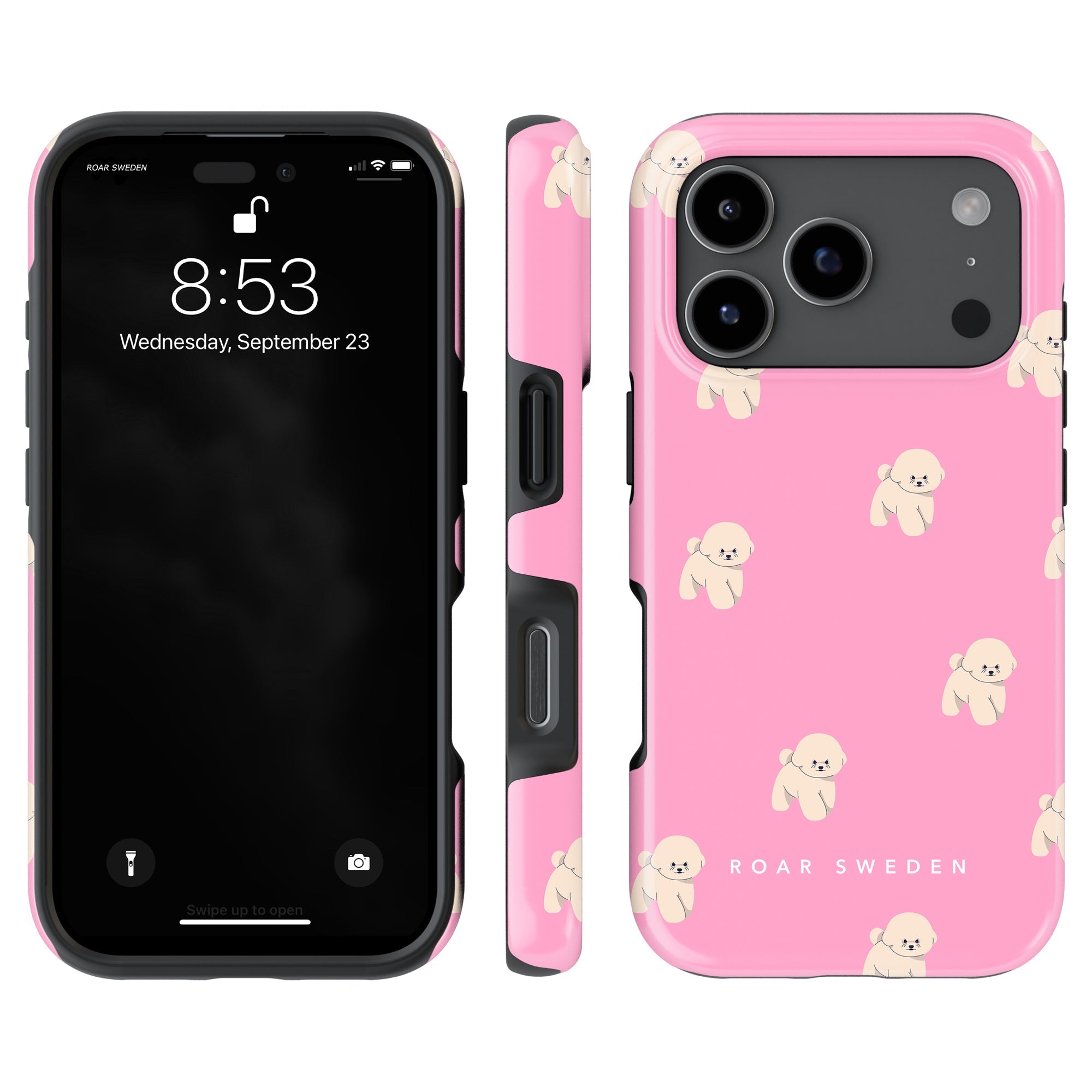 MagSafe mobilskal – Pink Bichon
