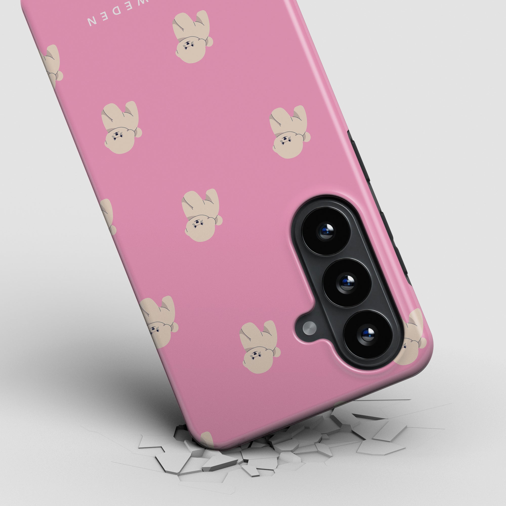 Tough mobilskal – Pink Bichon