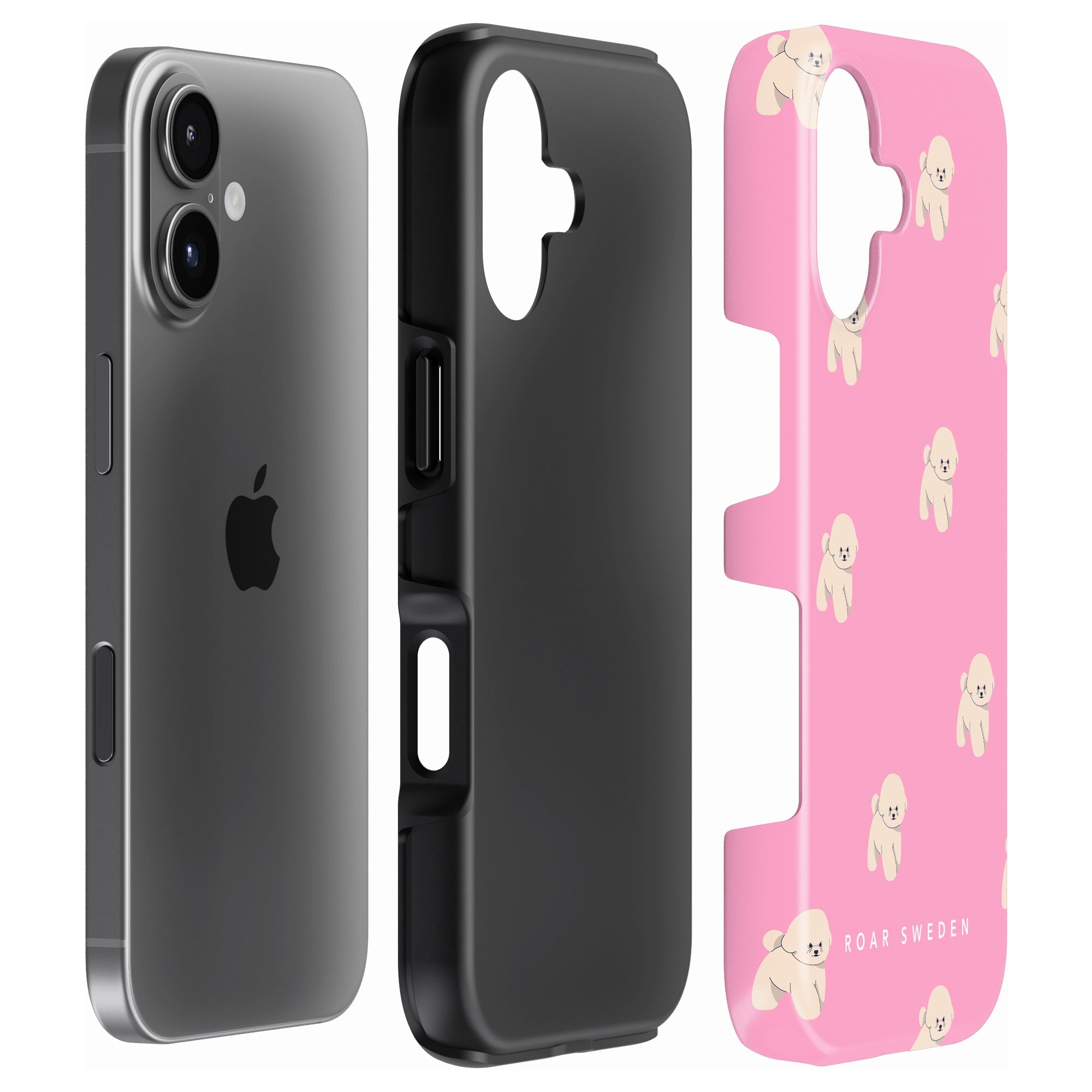 Tough mobilskal – Pink Bichon