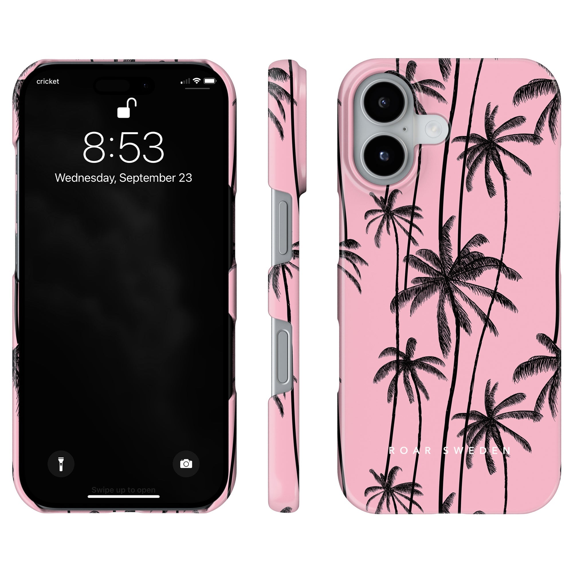 Slim mobilskal – Pink Palms