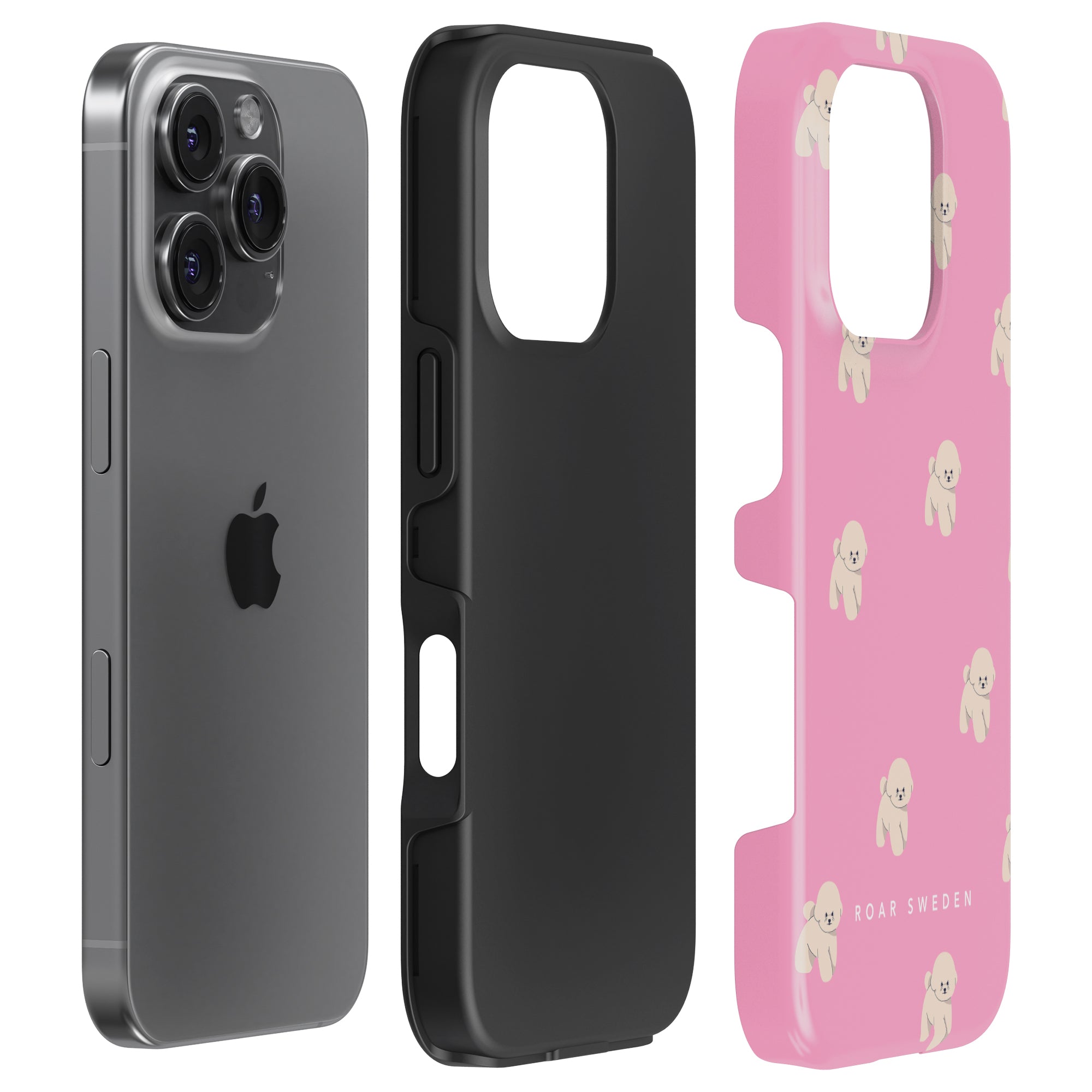 Tough mobilskal – Pink Bichon