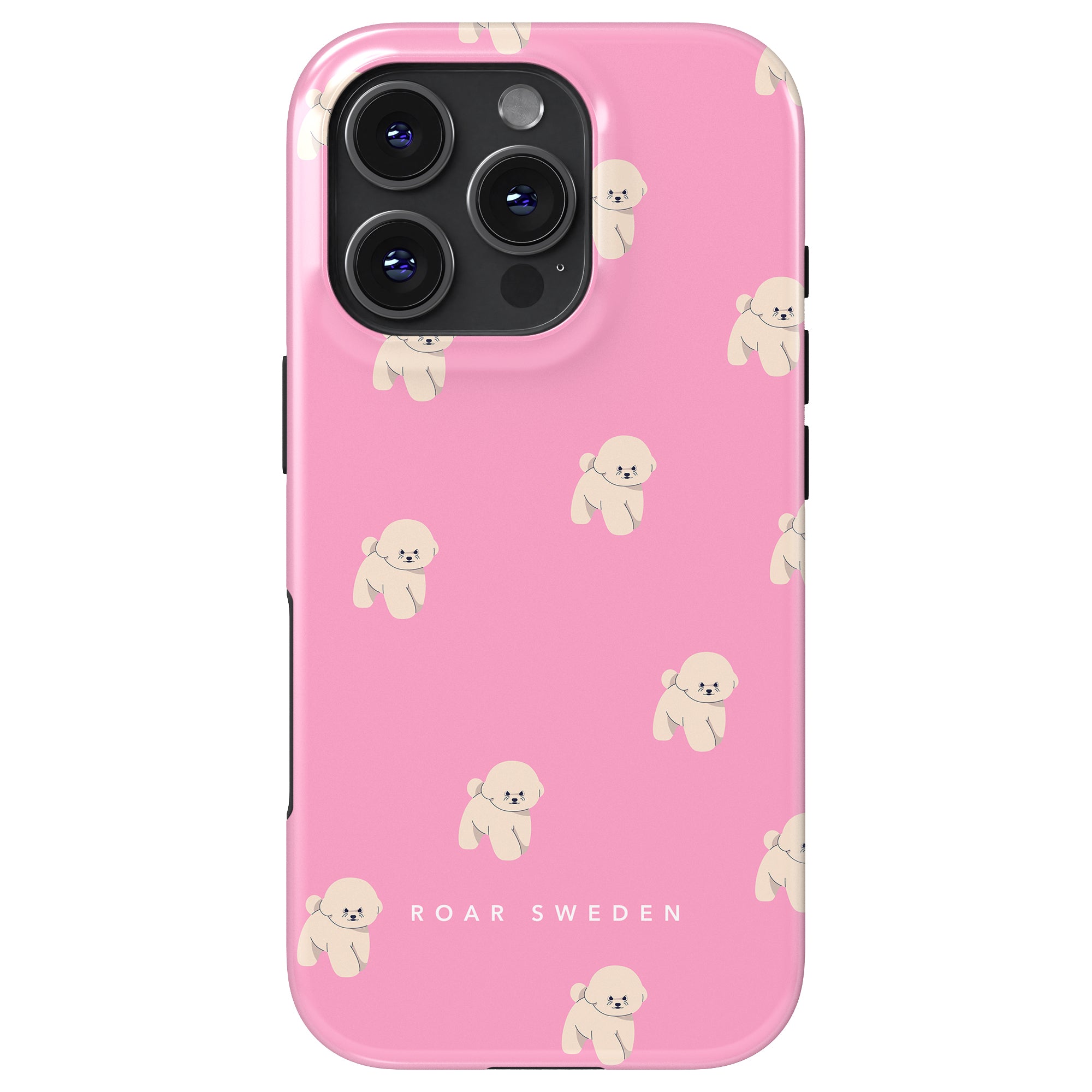 Tough mobilskal – Pink Bichon