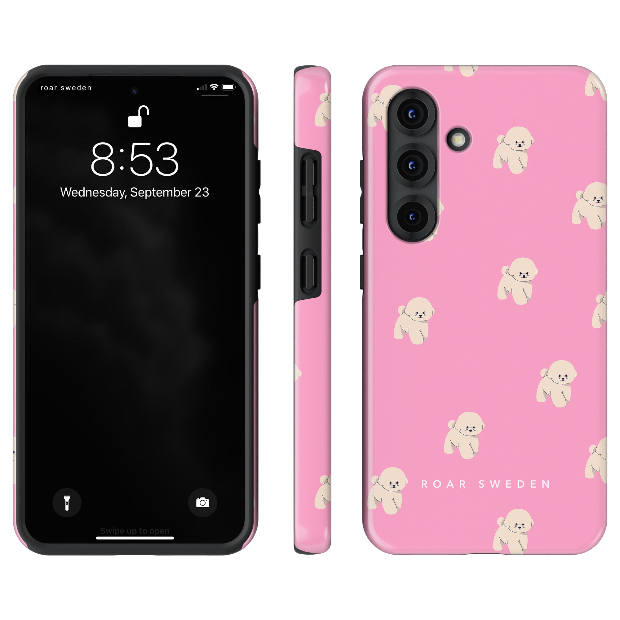 Tough mobilskal – Pink Bichon