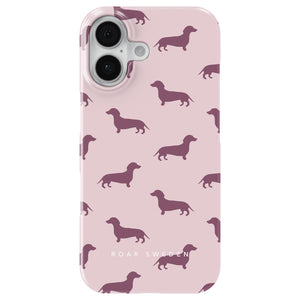 Pink gravhund - Slankt etui