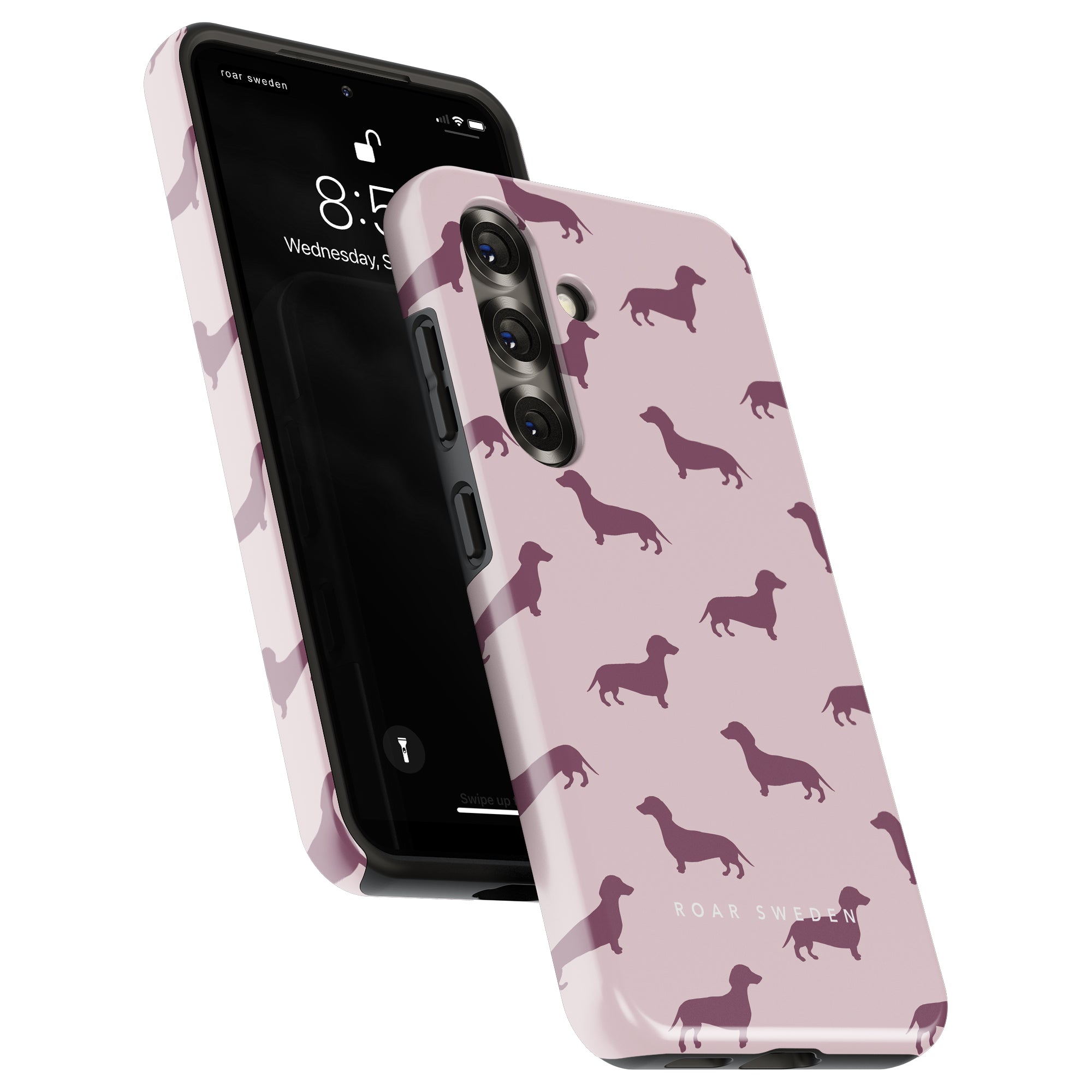 Dachshund Tough mobilskal – Pink Dachshund