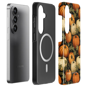 Græskar - Robust telefoncover med magnet