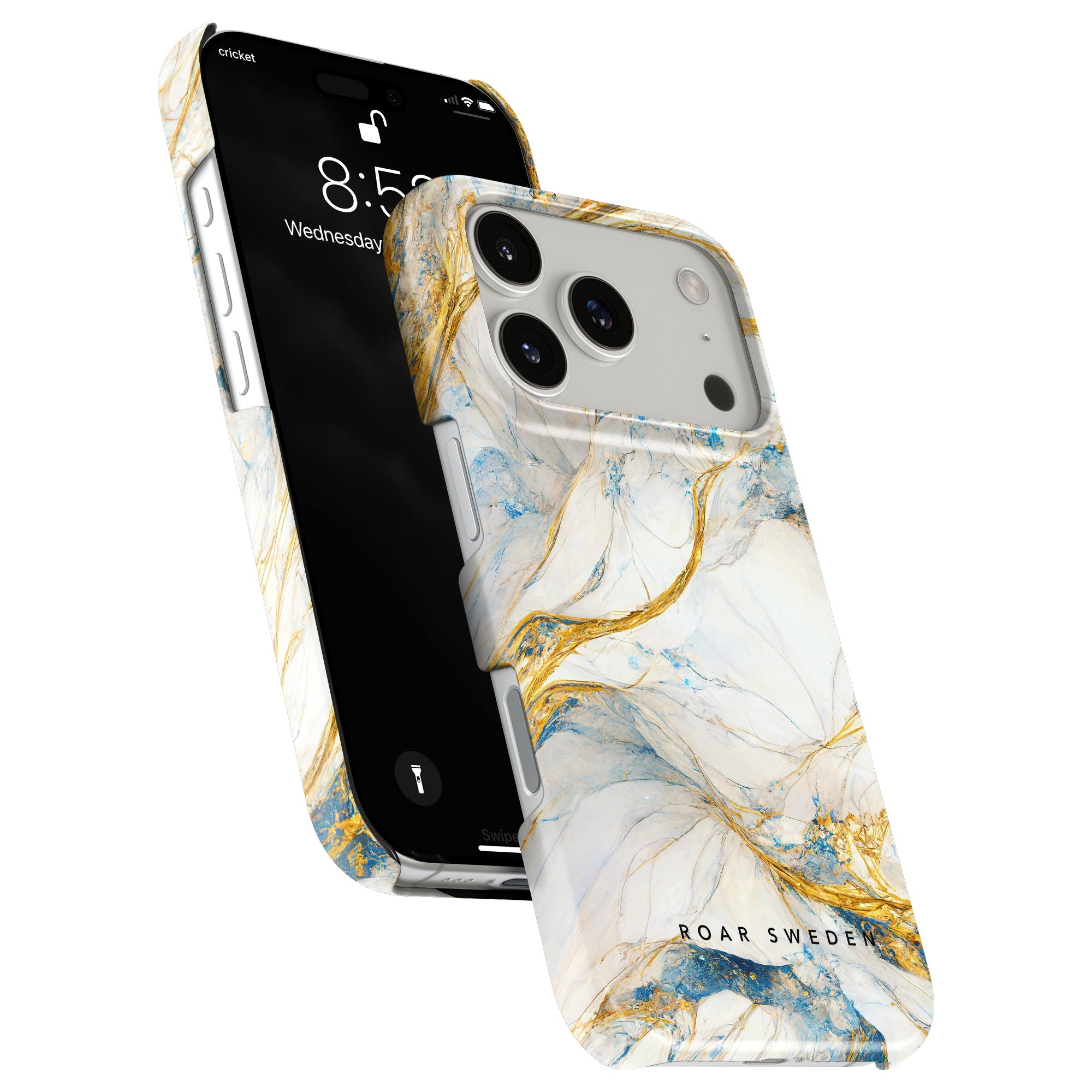 Slim mobilskal – Queen Marble