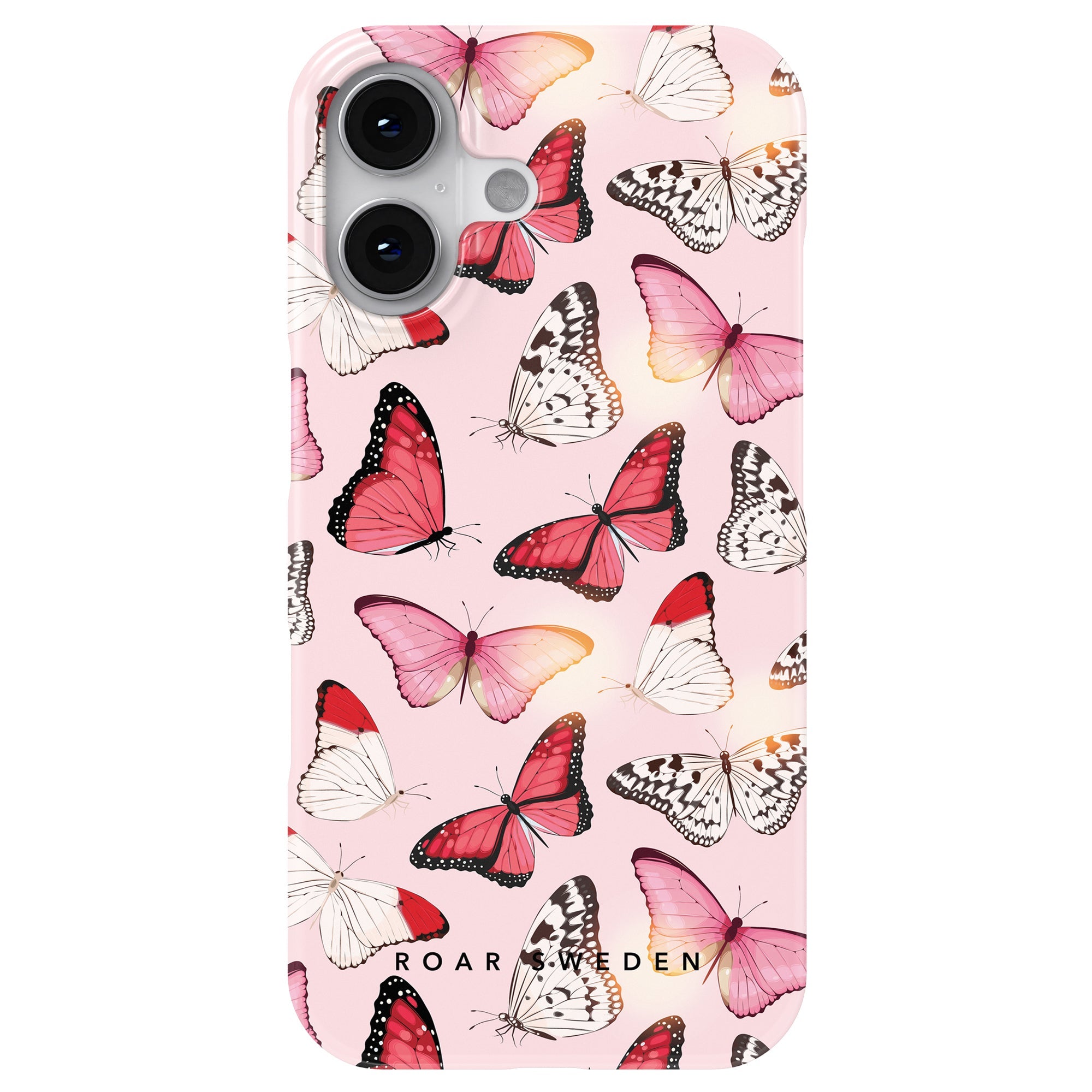 Slim mobilskal – Rosy Butterflies