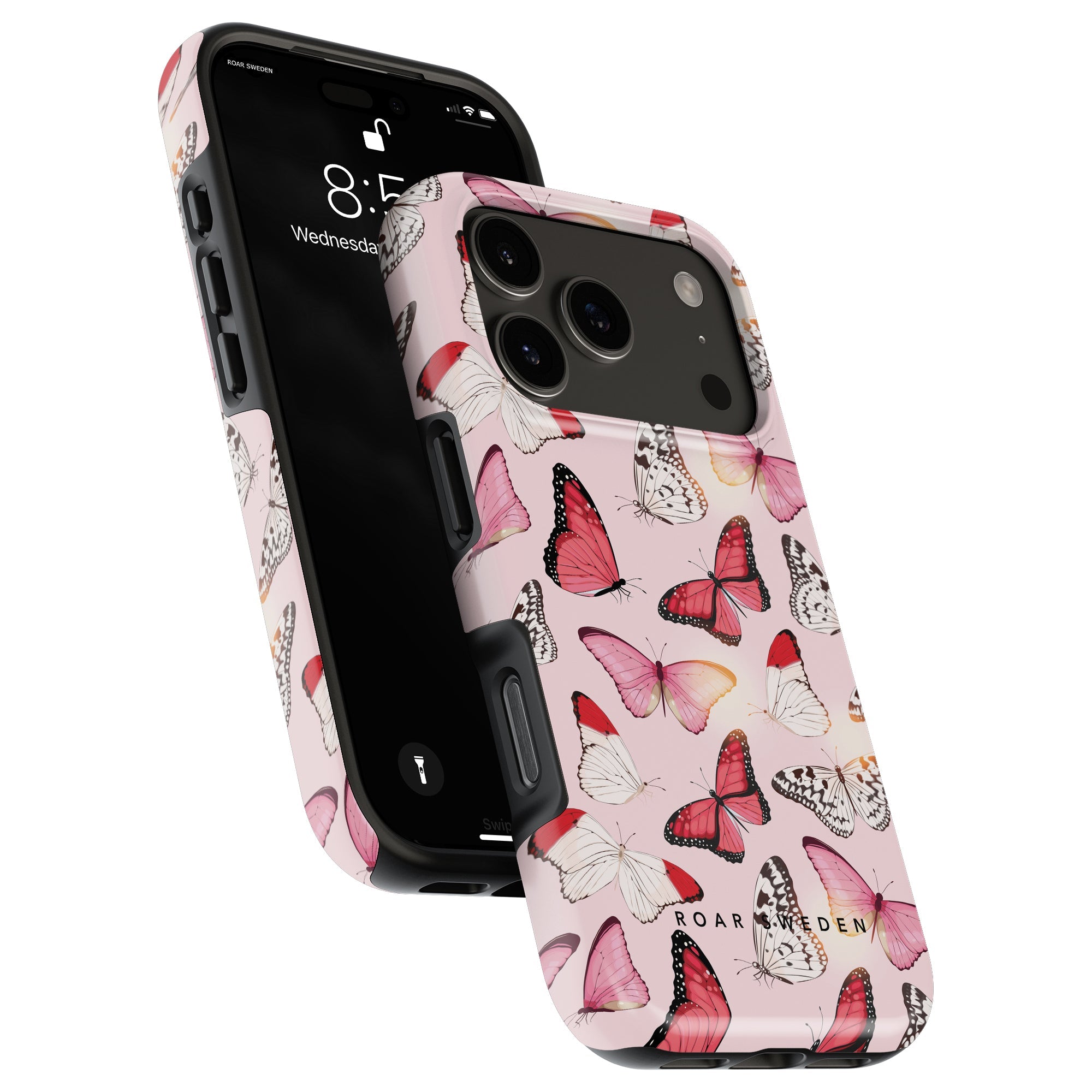MagSafe mobilskal – Rosy Butterflies