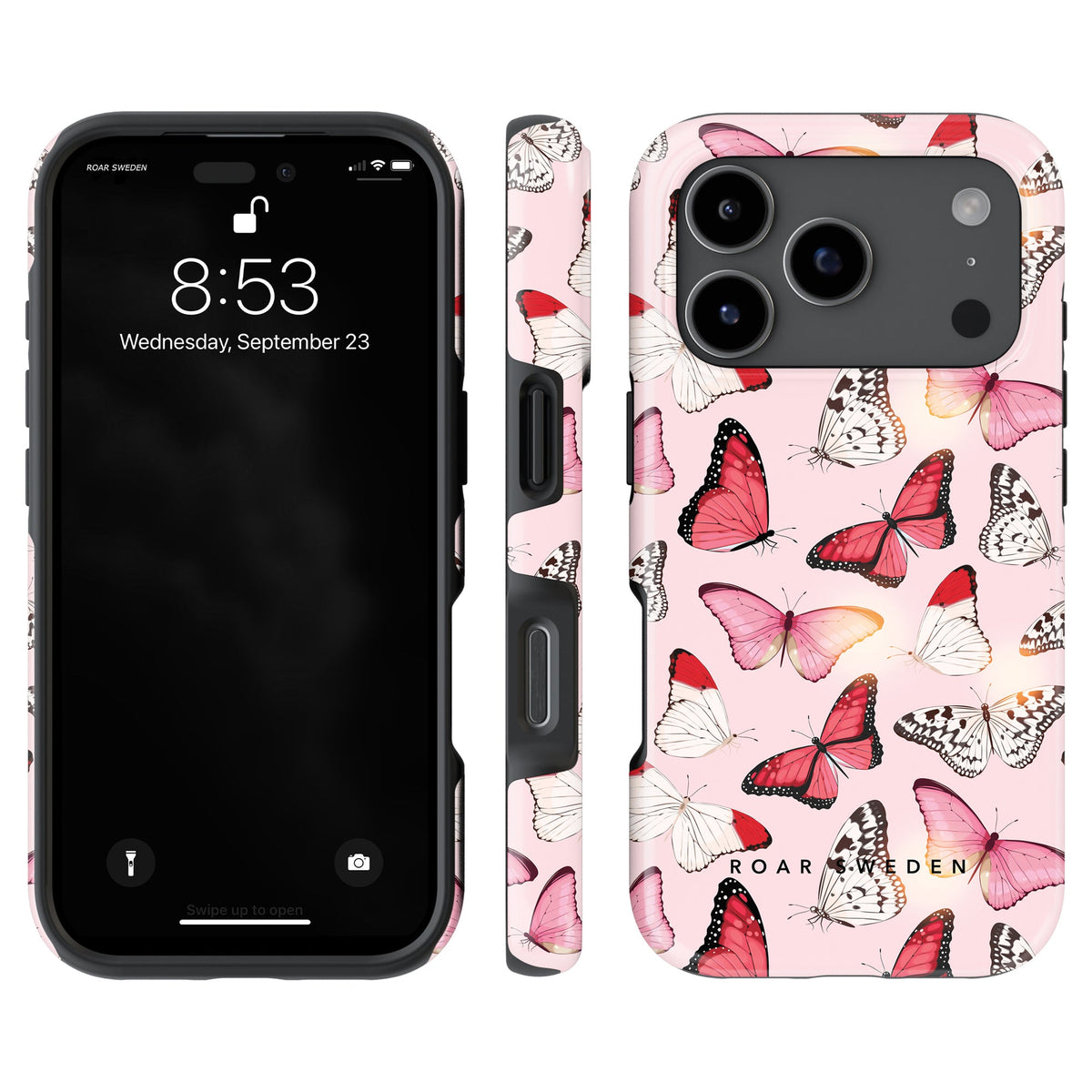 MagSafe mobilskal – Rosy Butterflies