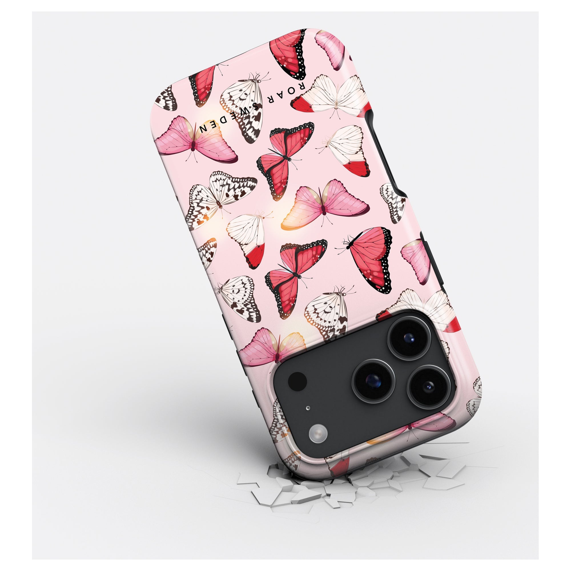MagSafe mobilskal – Rosy Butterflies