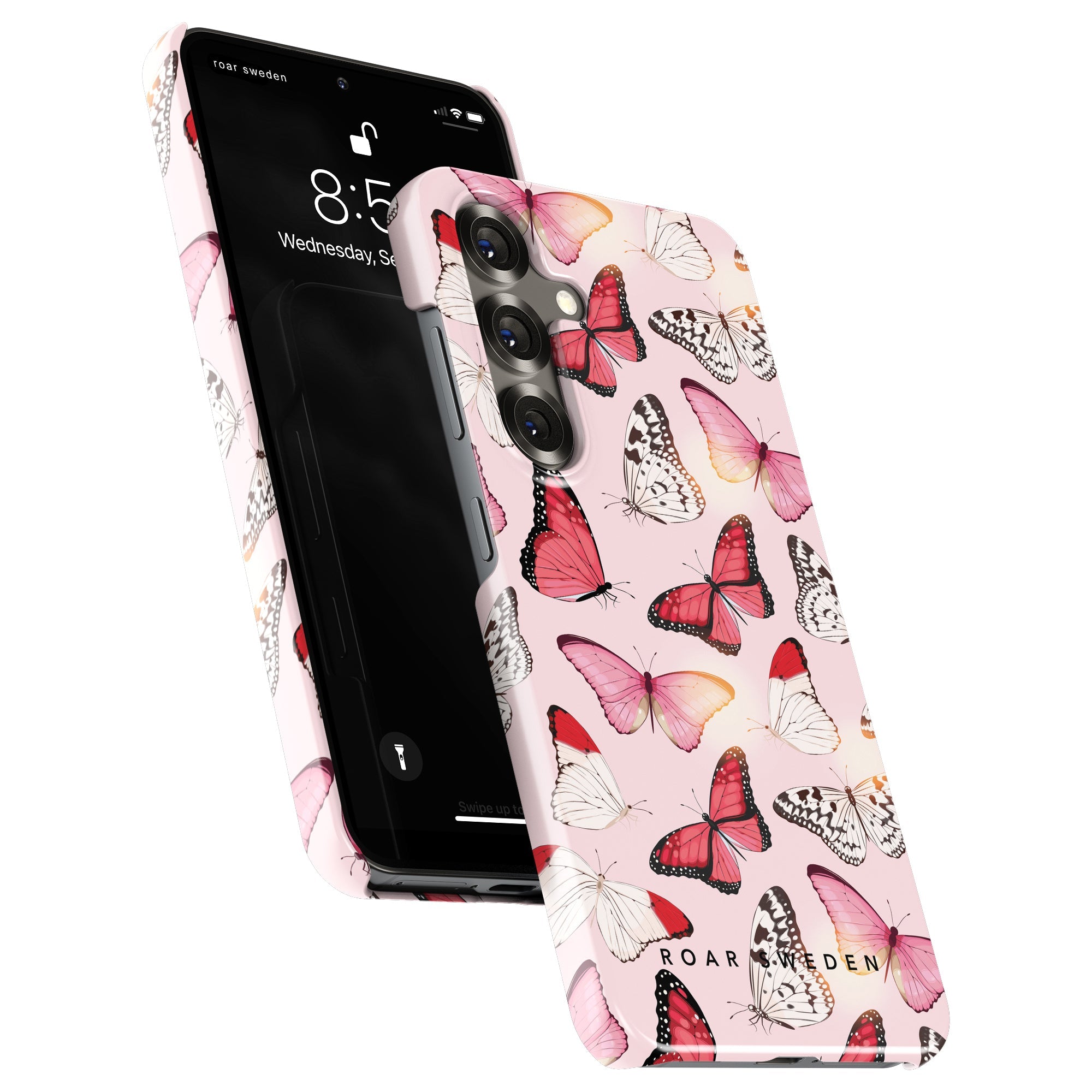 Slim mobilskal – Rosy Butterflies