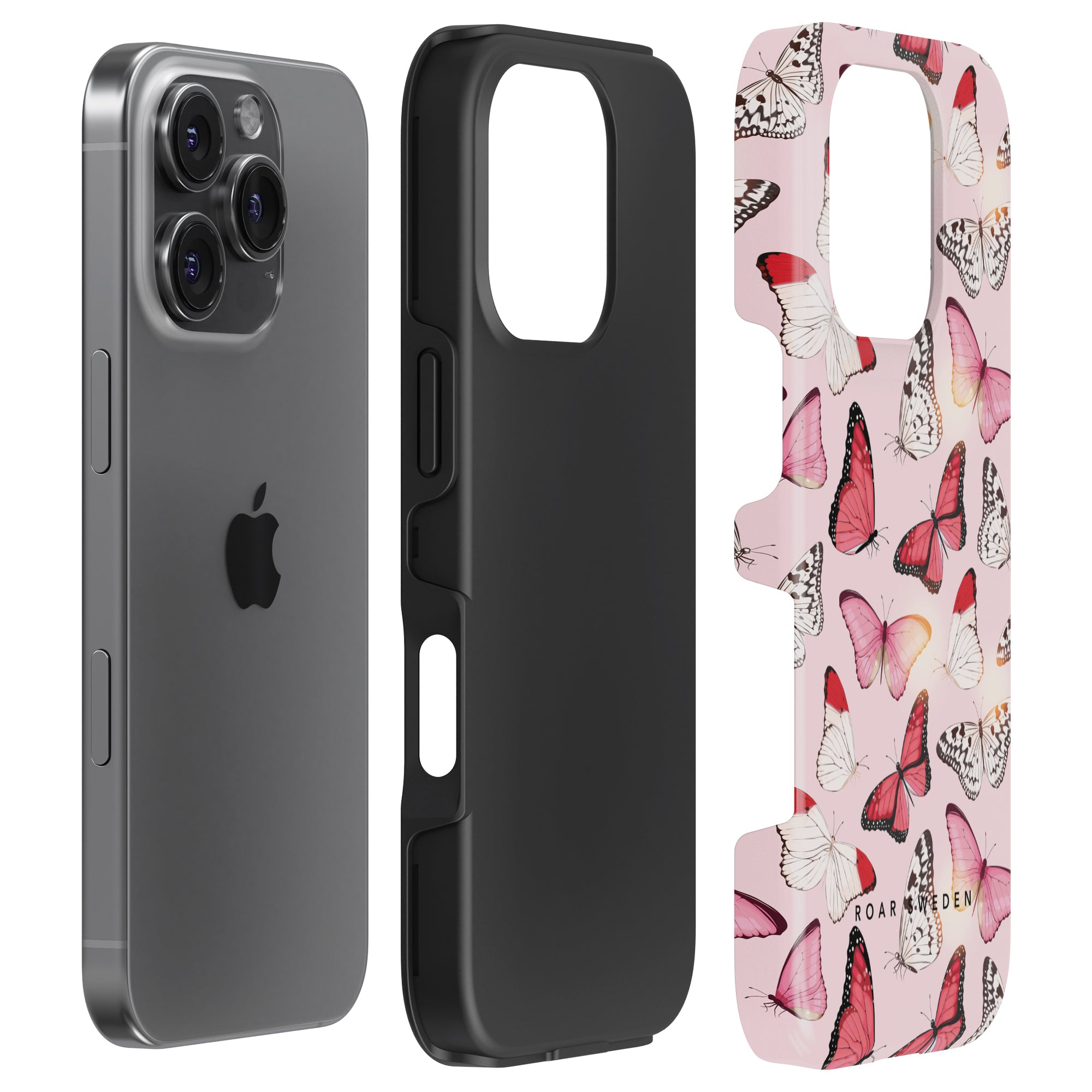 Tough mobilskal – Rosy Butterflies