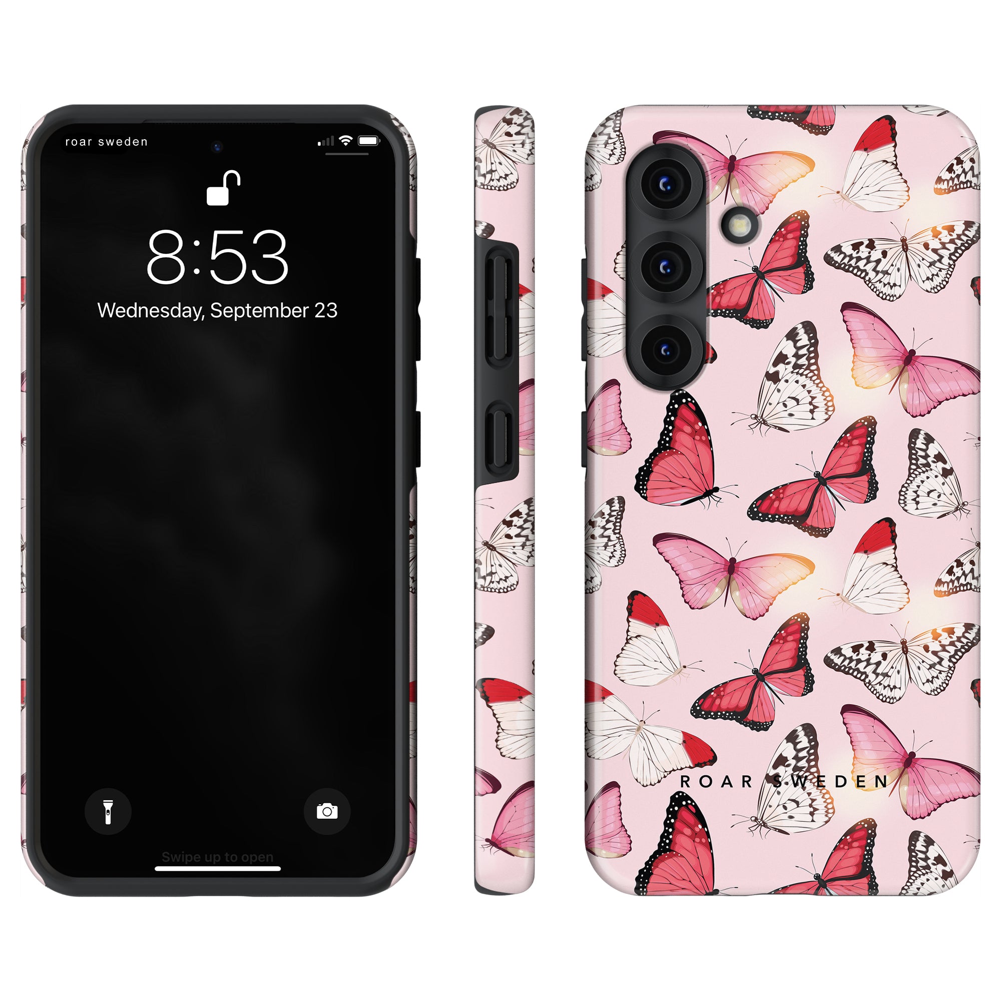 Tough mobilskal – Rosy Butterflies