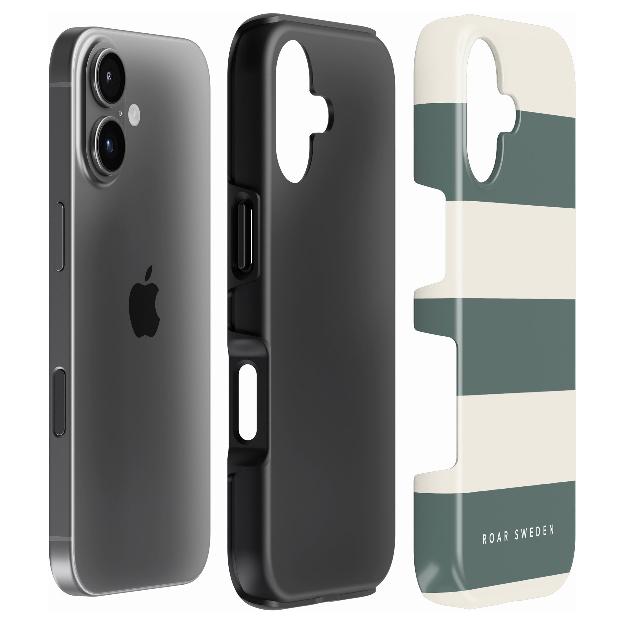 Sage Stripes - Tough Case - Roar Sweden