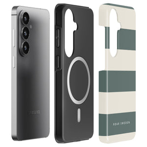 Sage Stripes - Magnetisk Robust Telefoncover