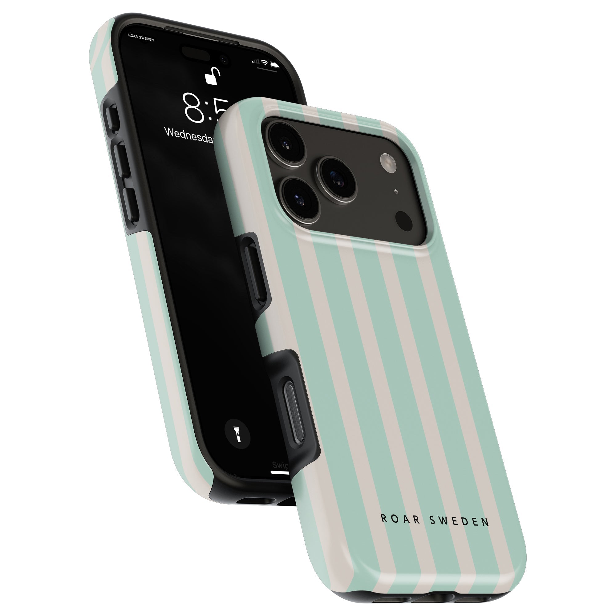 Seafoam Stripes - Magsafe Tough Case - Roar Sweden