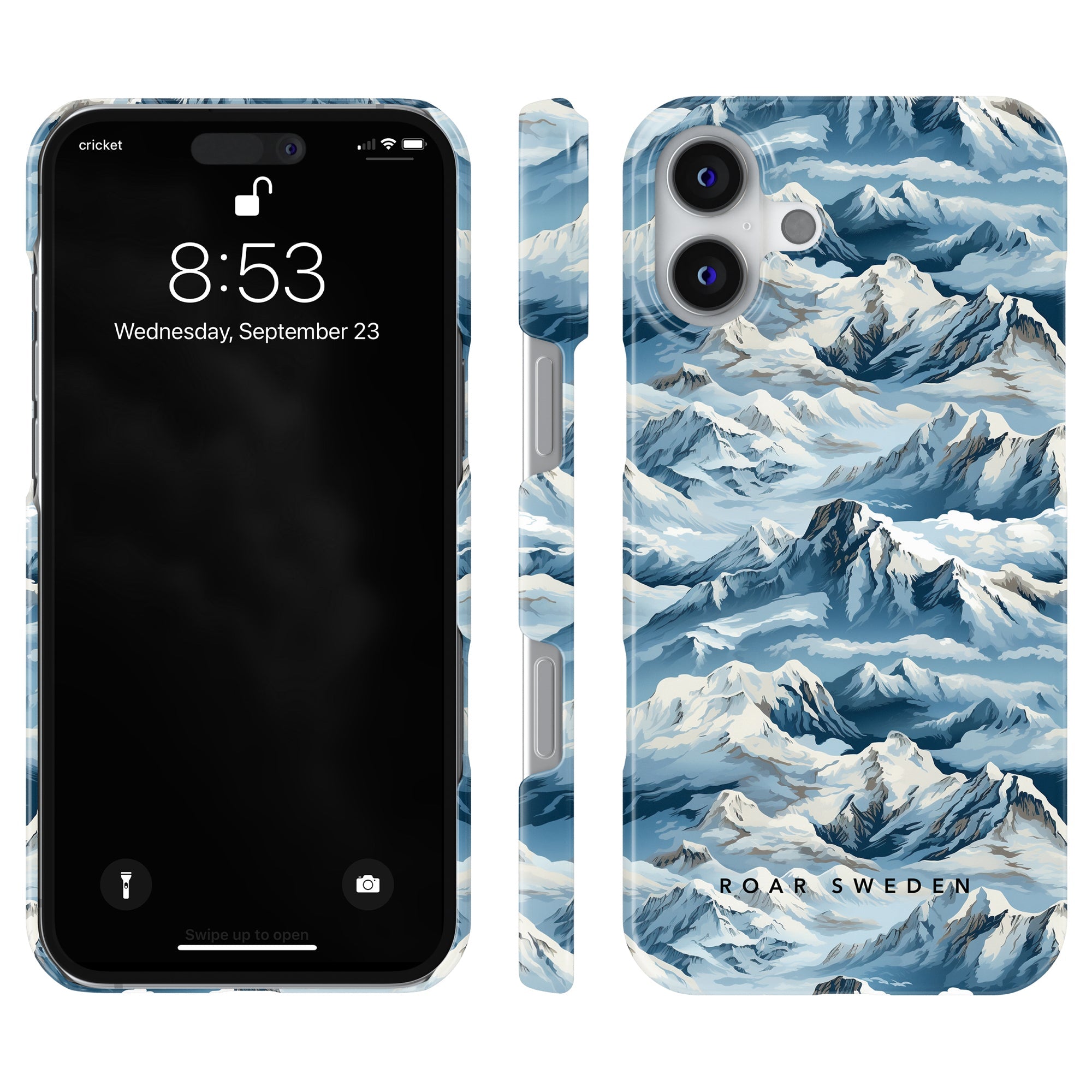 Slim mobilskal – Snowy Mountains