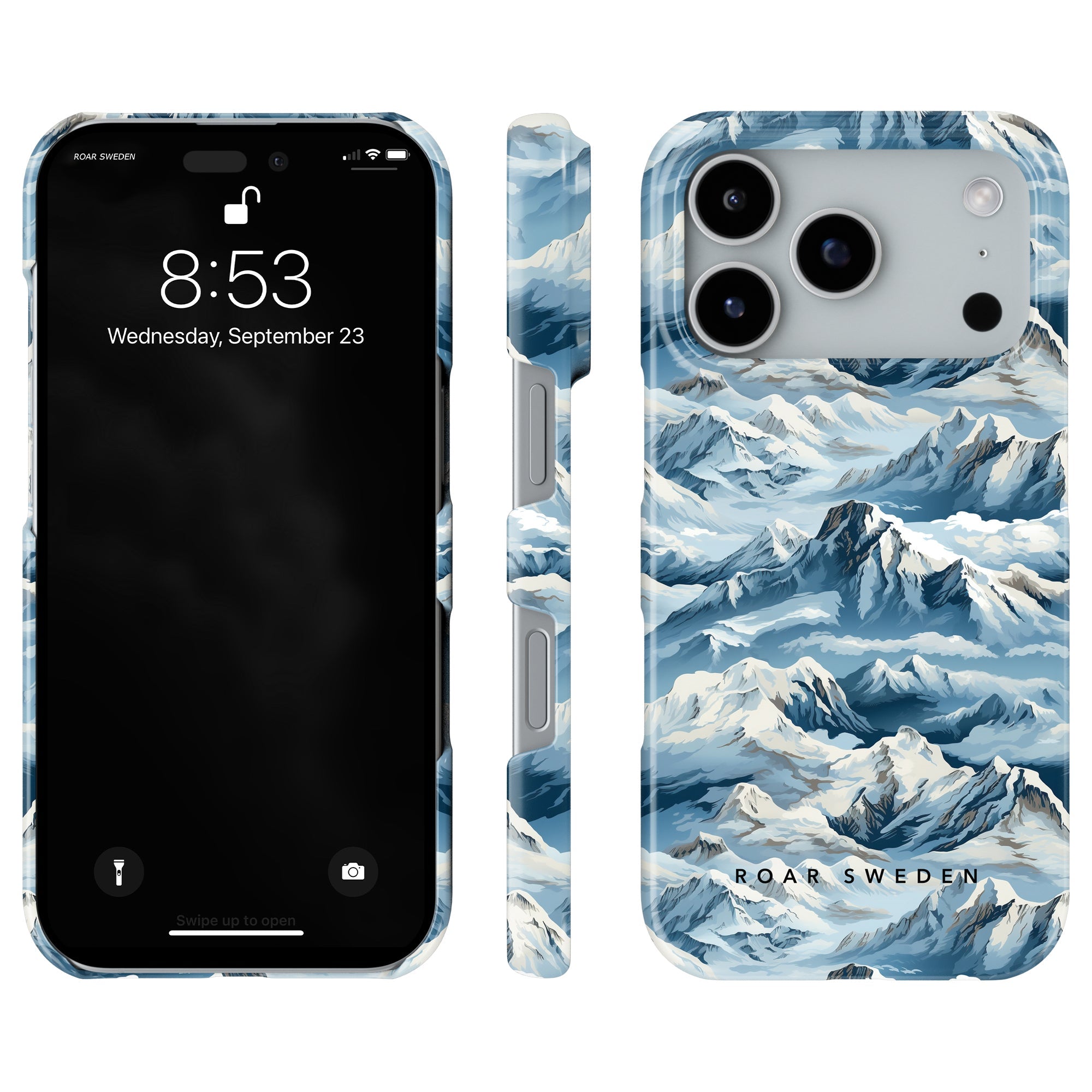 Slim mobilskal – Snowy Mountains