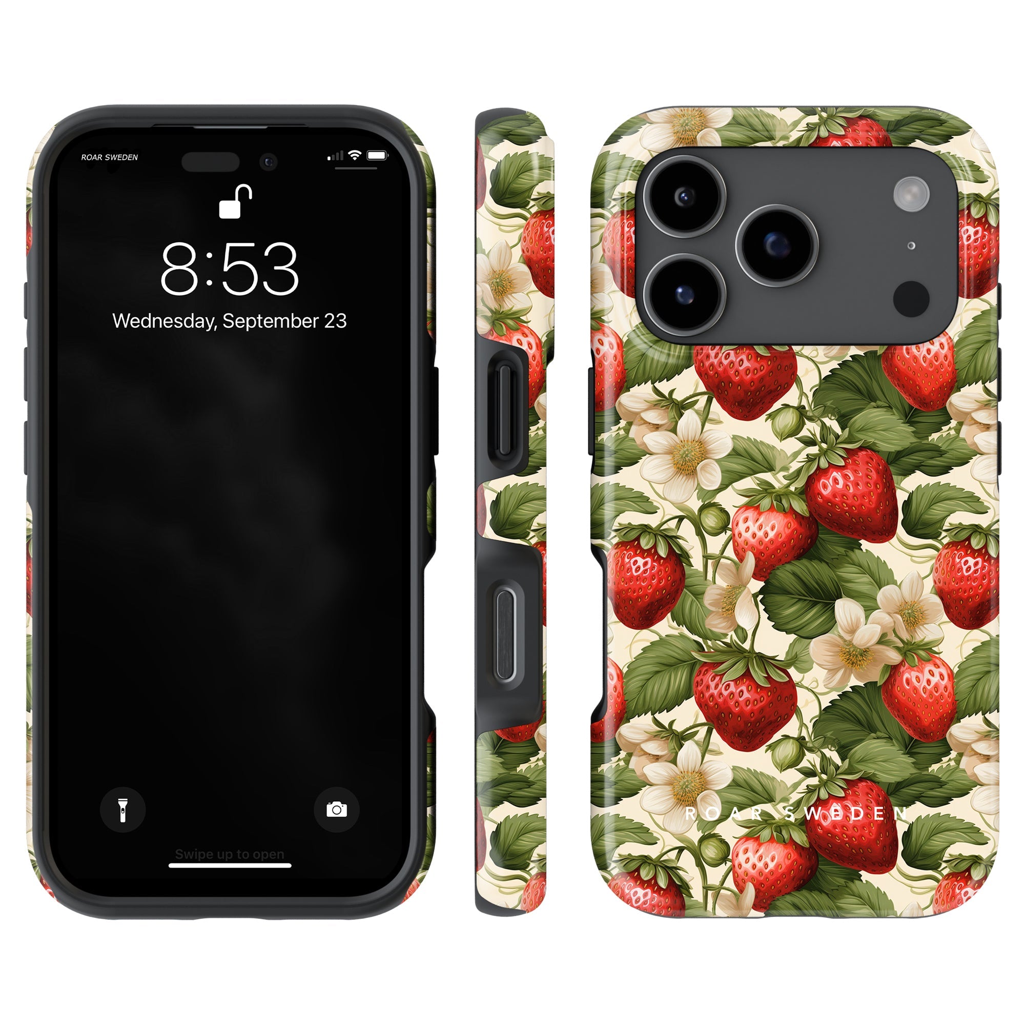 Tough mobilskal – Strawberries