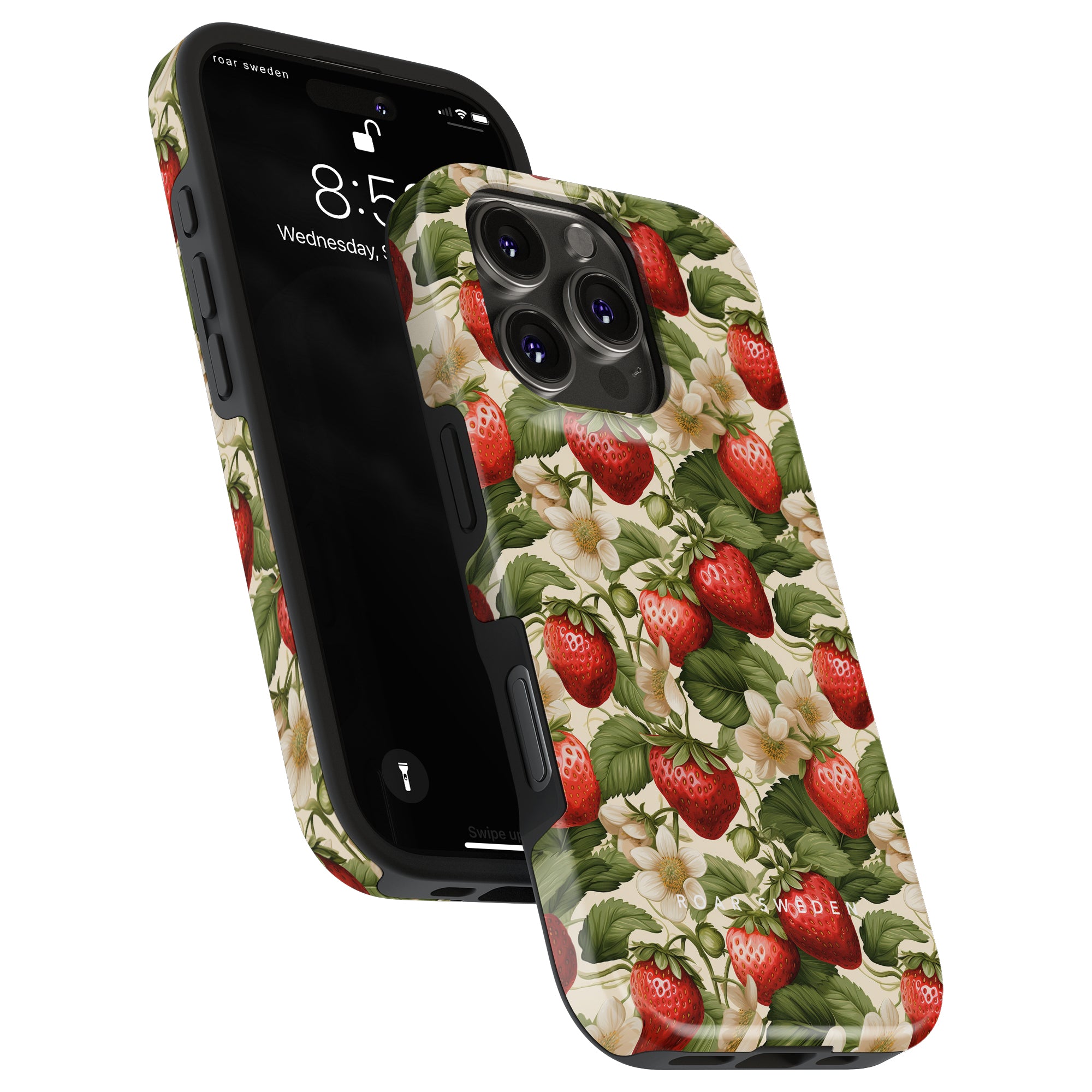 Tough mobilskal – Strawberries