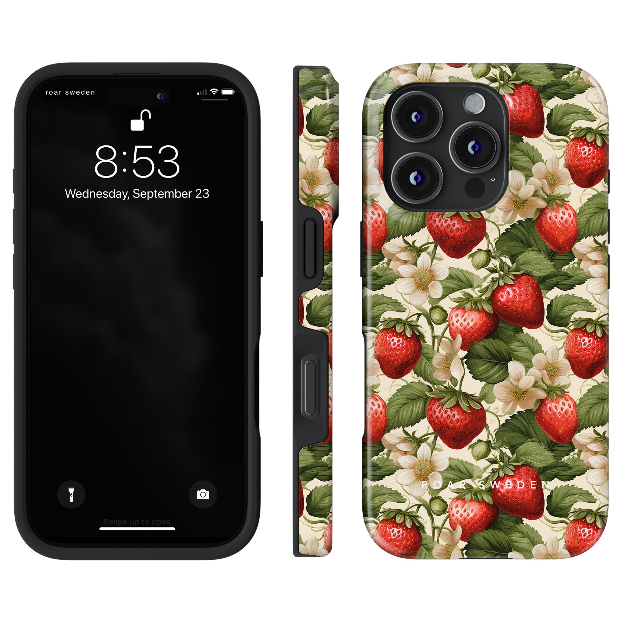 Tough mobilskal – Strawberries