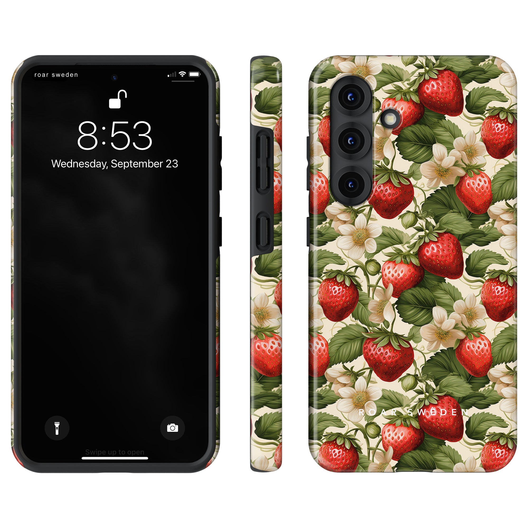 Tough mobilskal – Strawberries