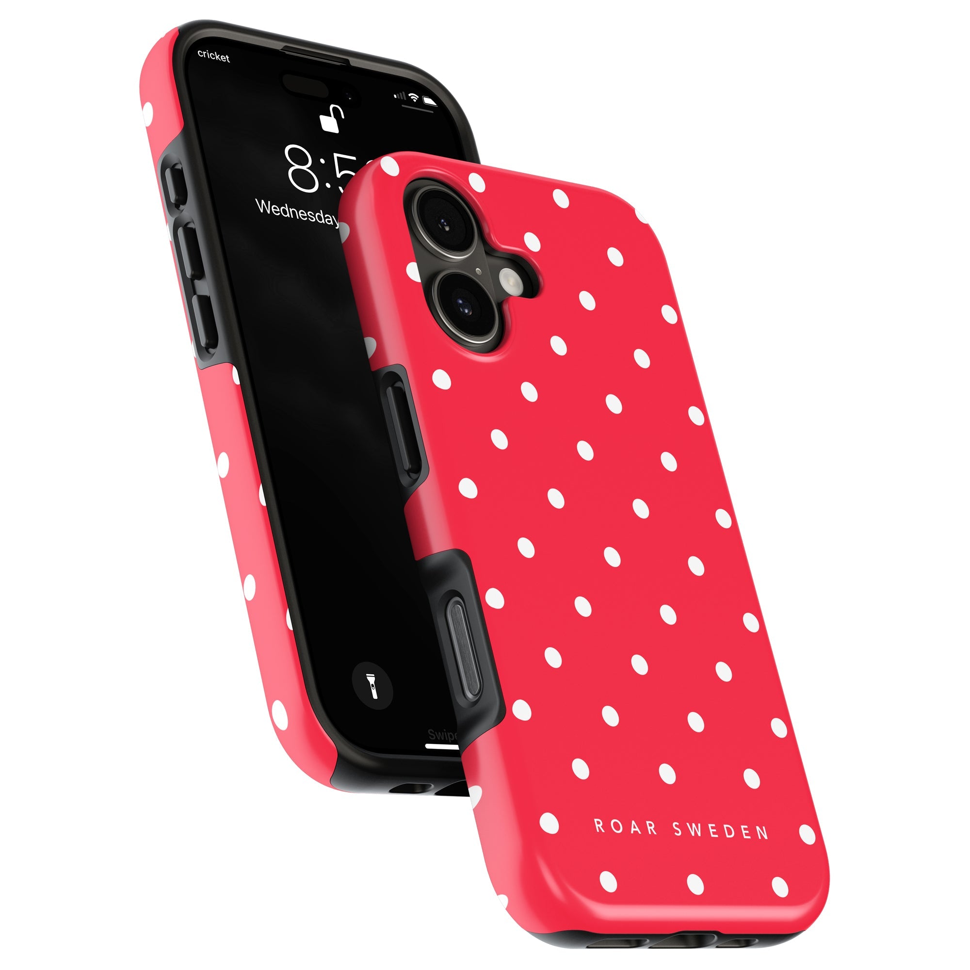 Strawberry Dots - Tough Case - Roar Sweden