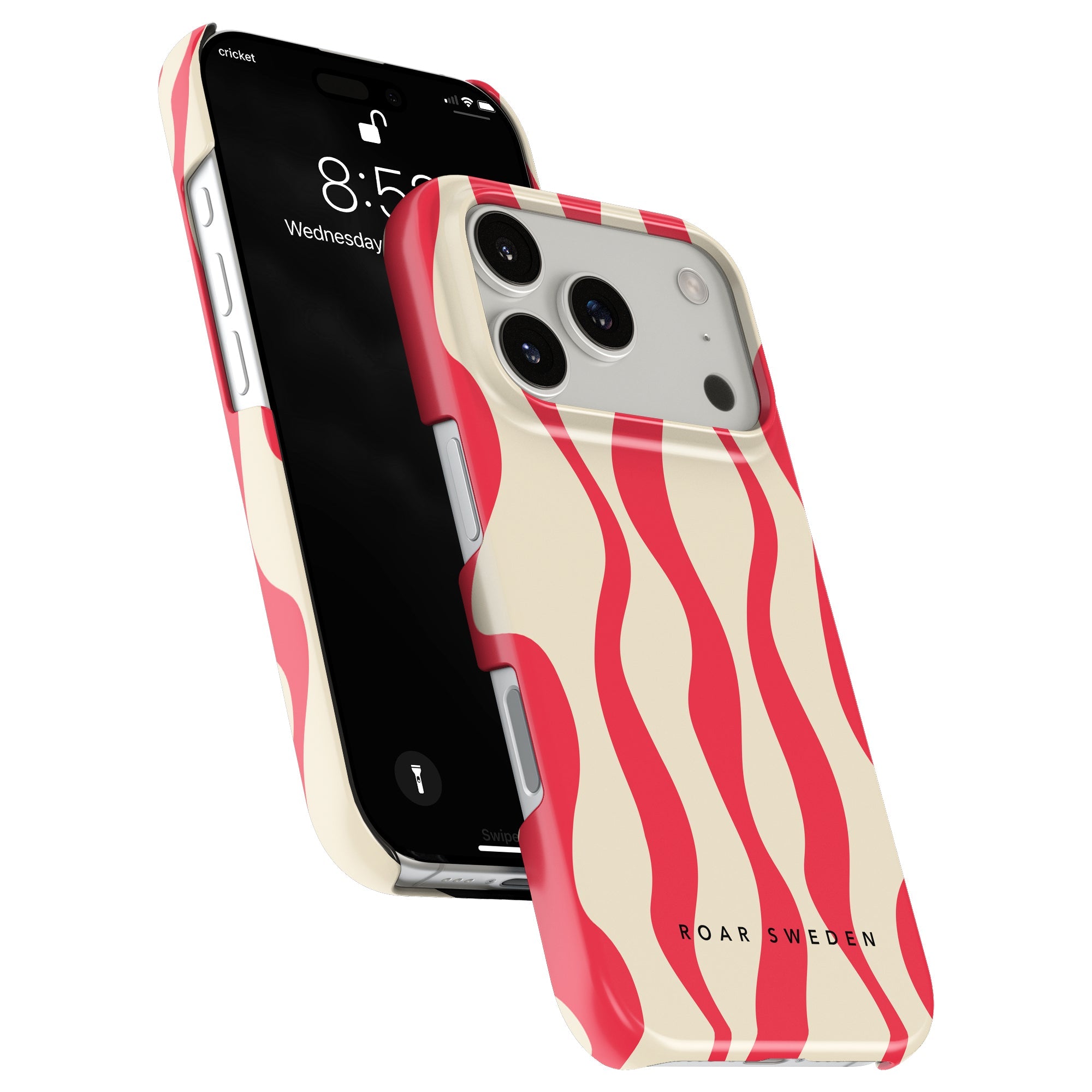 Strawberry Waves - Slim case - Roar Sweden