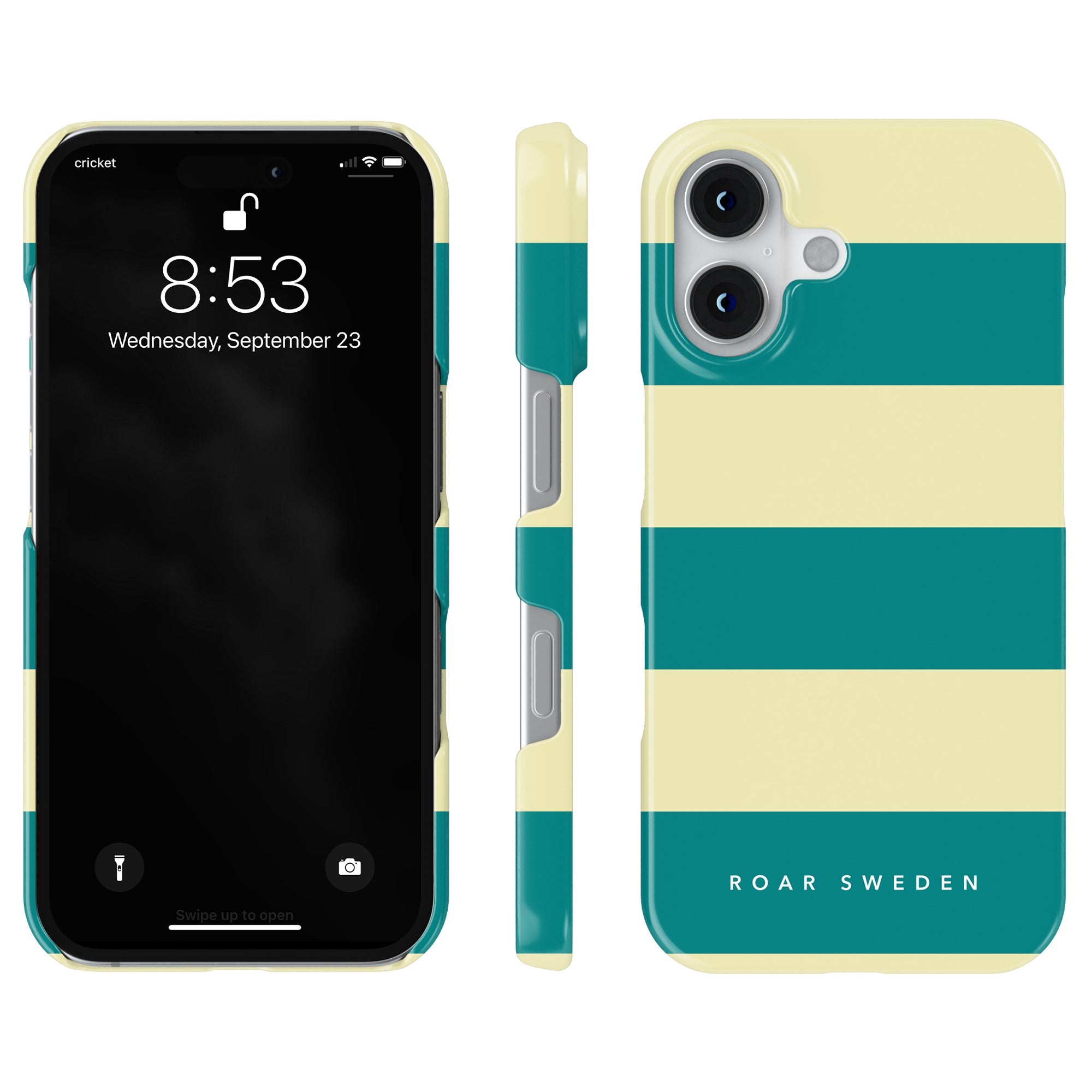 Slim mobilskal – Turtle Stripes